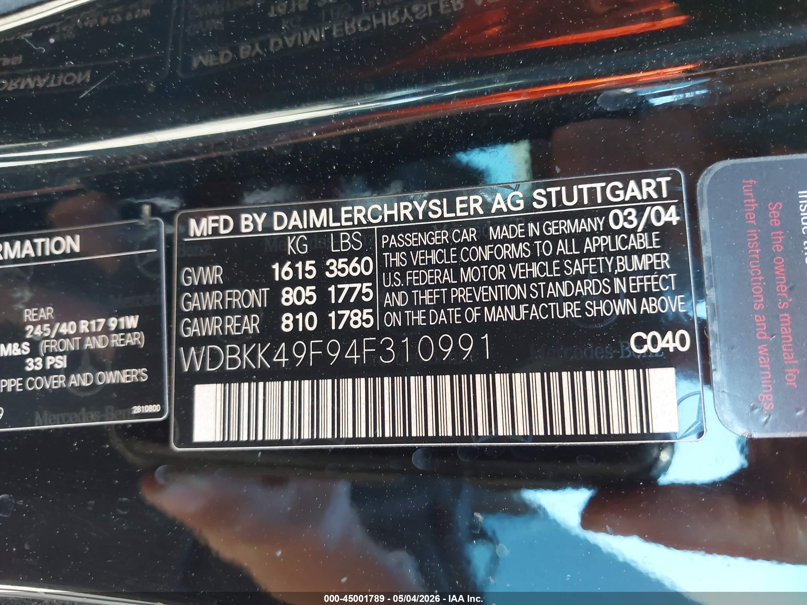 MERCEDES-BENZ SLK image 9