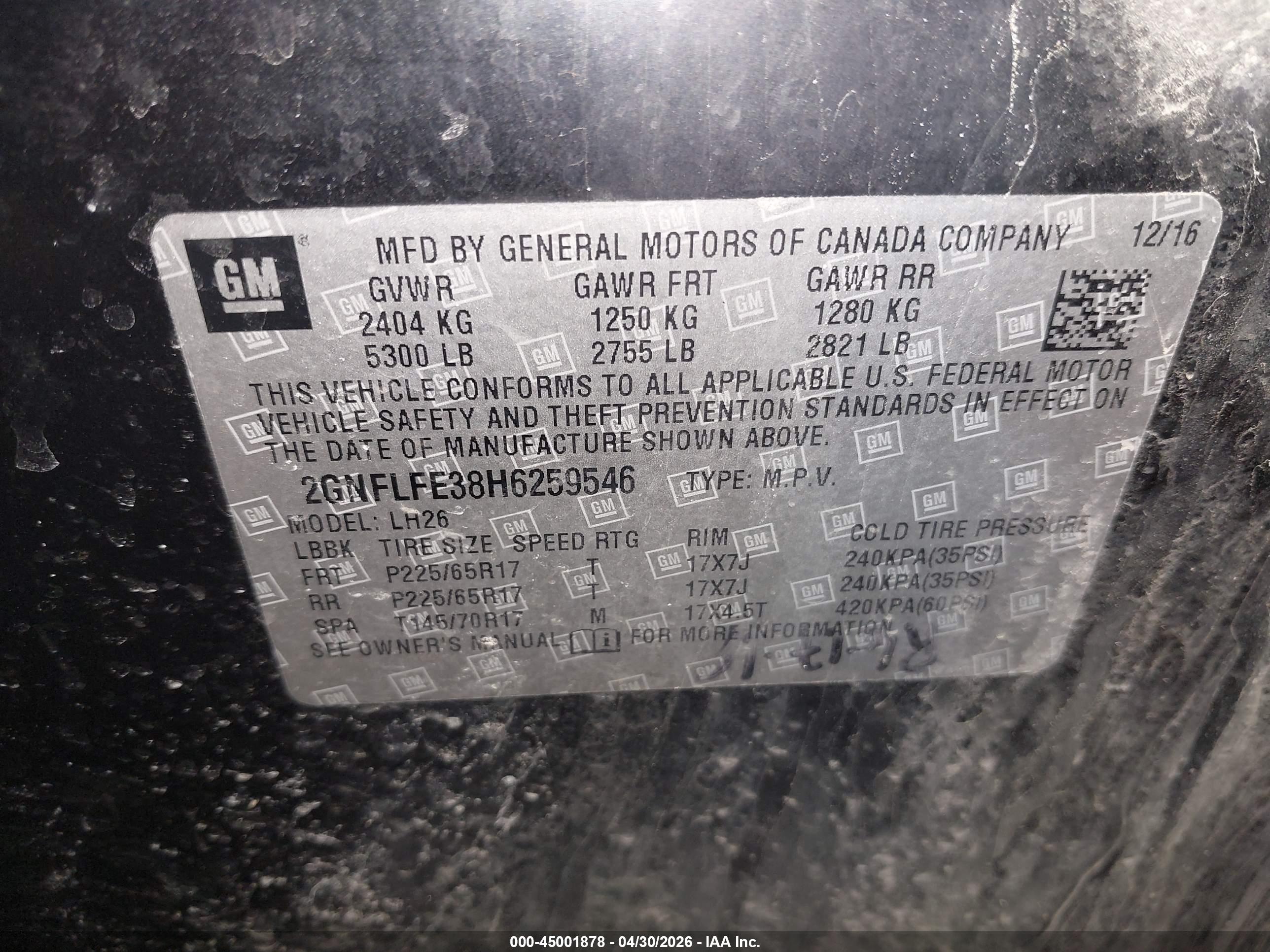 CHEVROLET EQUINOX image 9