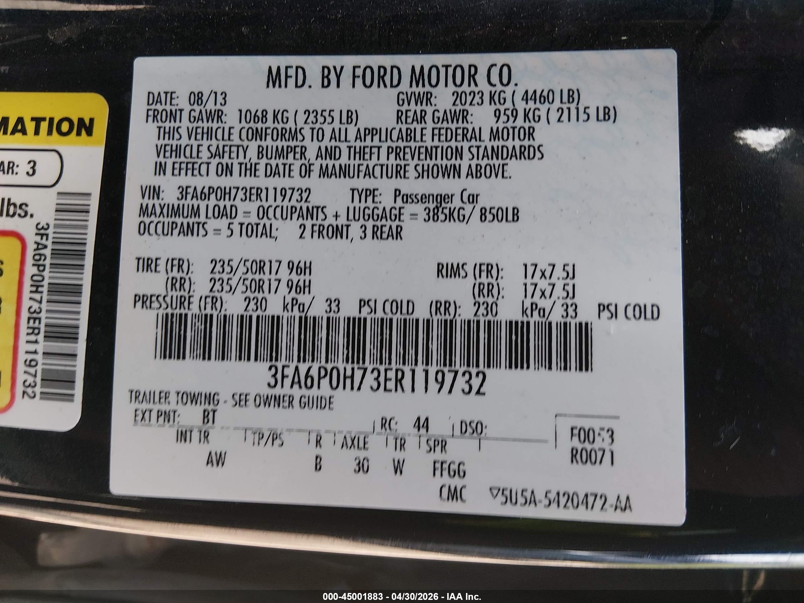FORD FUSION image 9