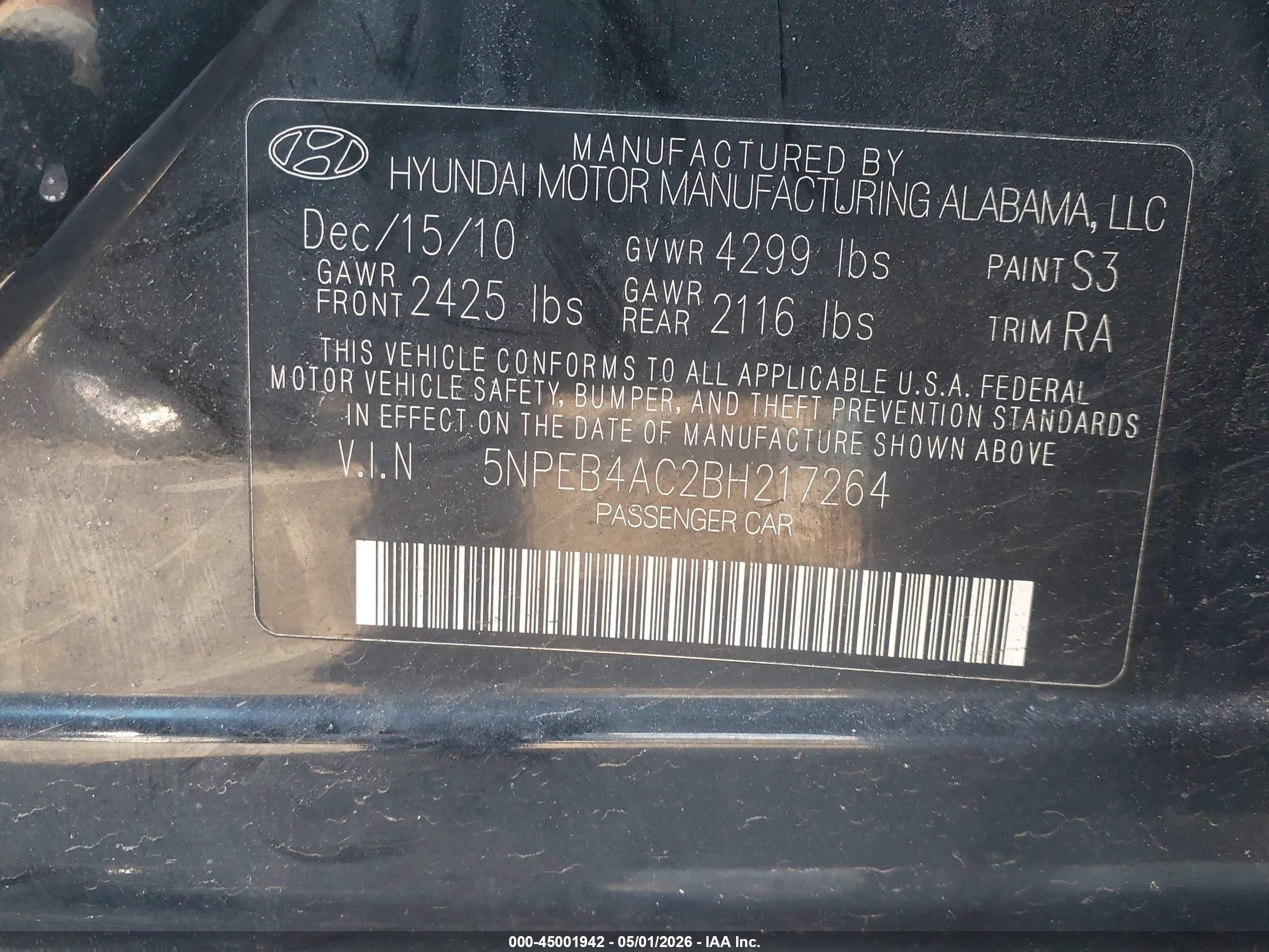 HYUNDAI SONATA image 9