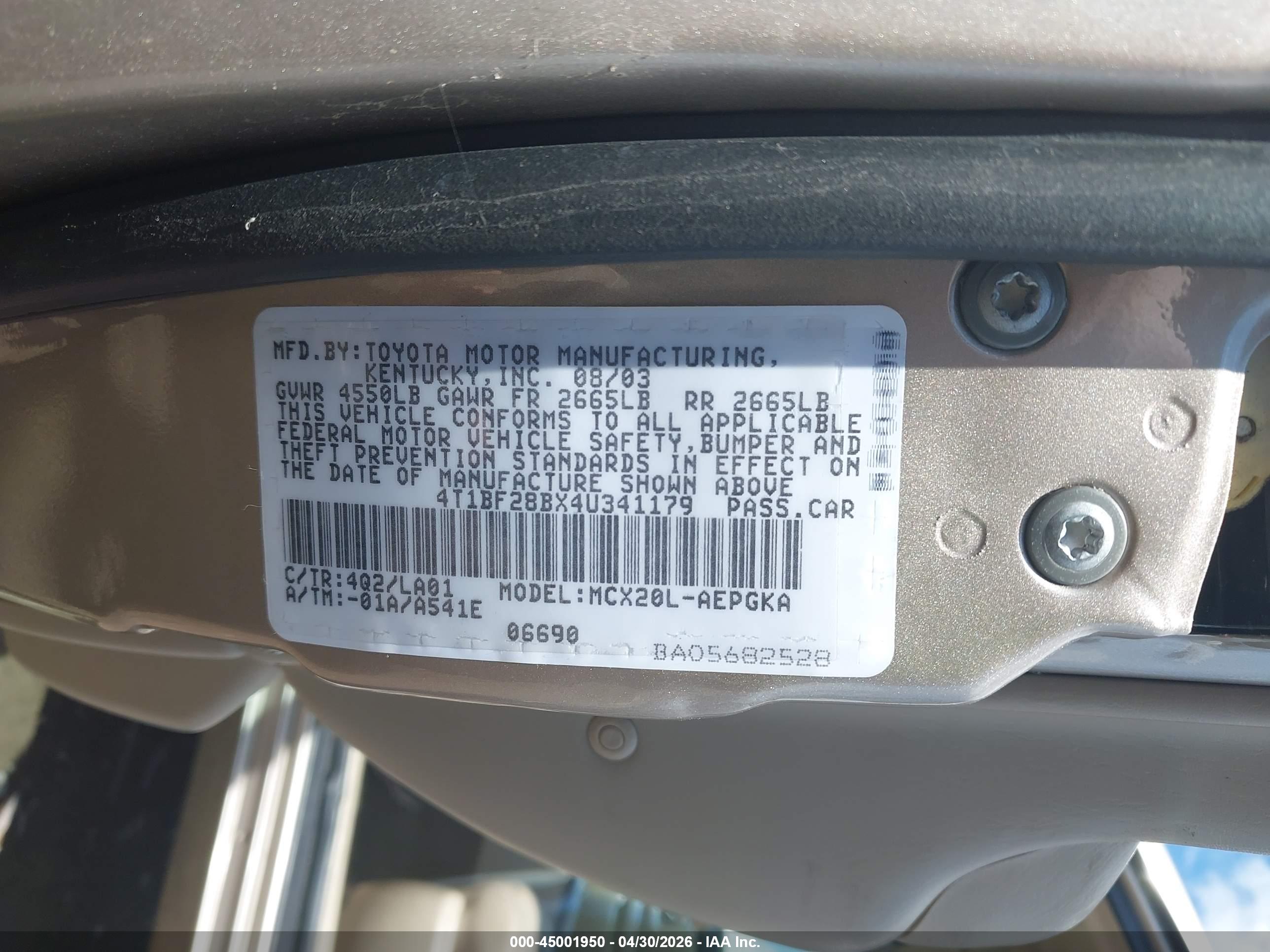 TOYOTA AVALON image 9
