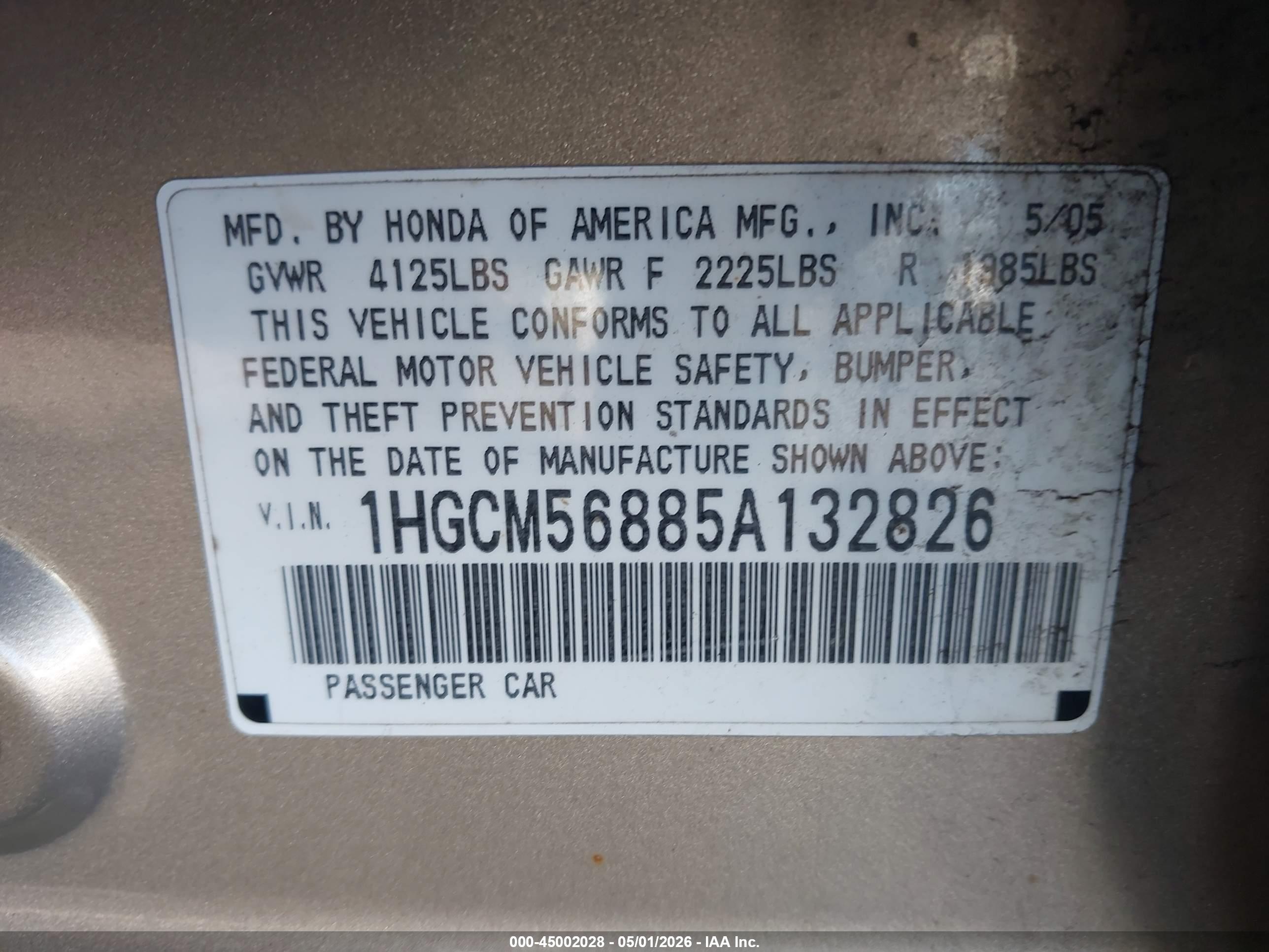 HONDA ACCORD image 9