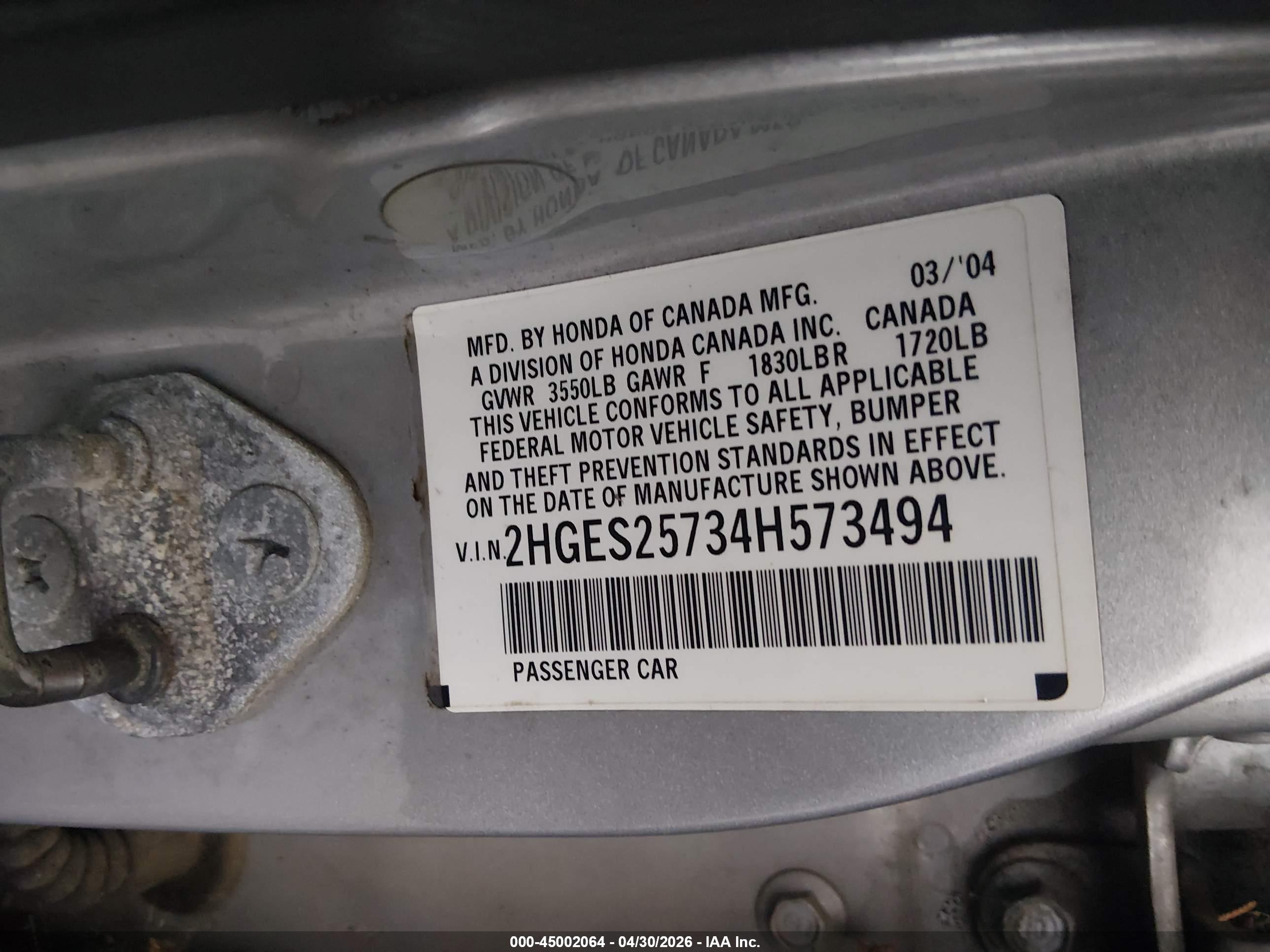 HONDA CIVIC image 9