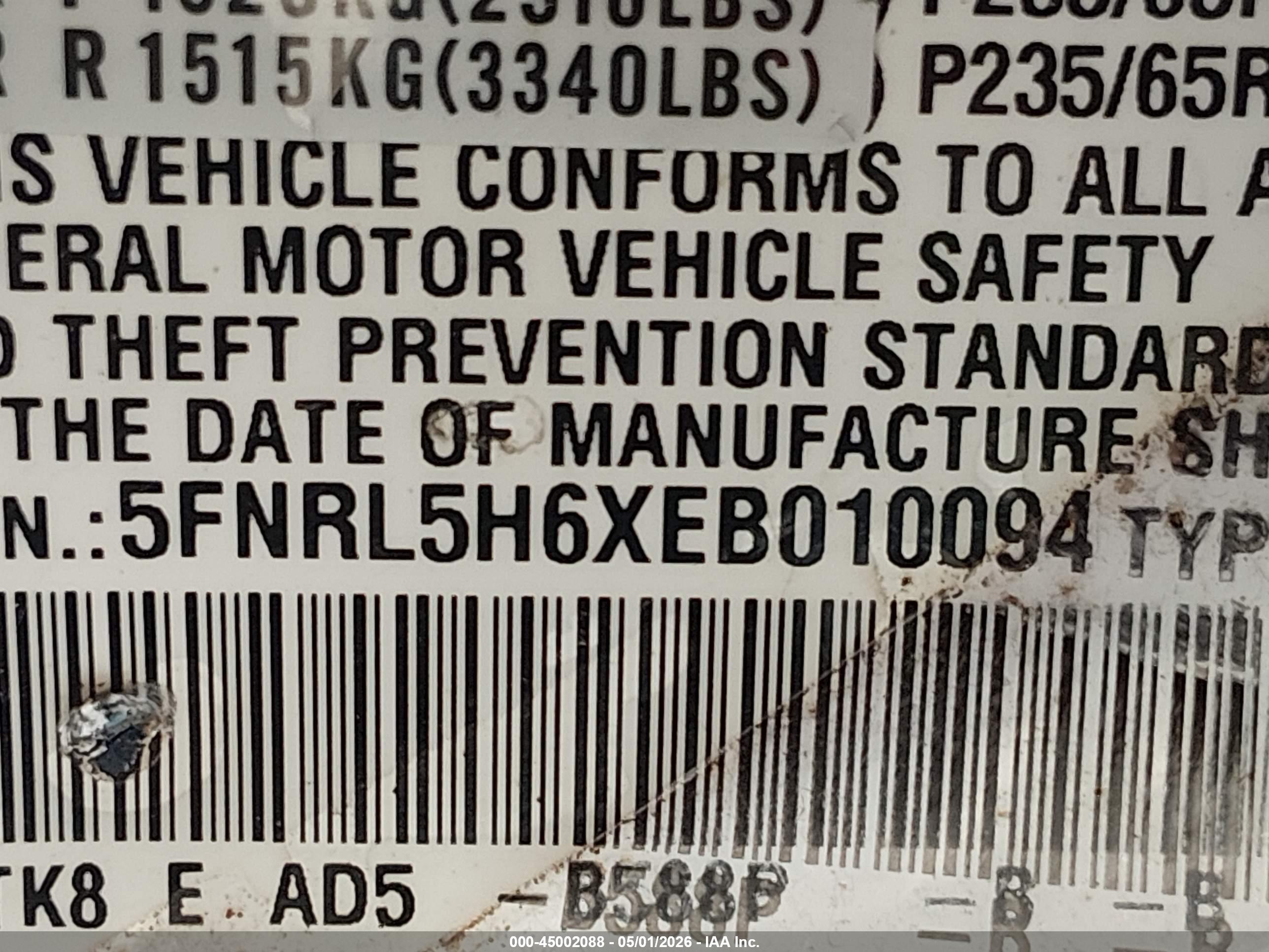 HONDA ODYSSEY image 9