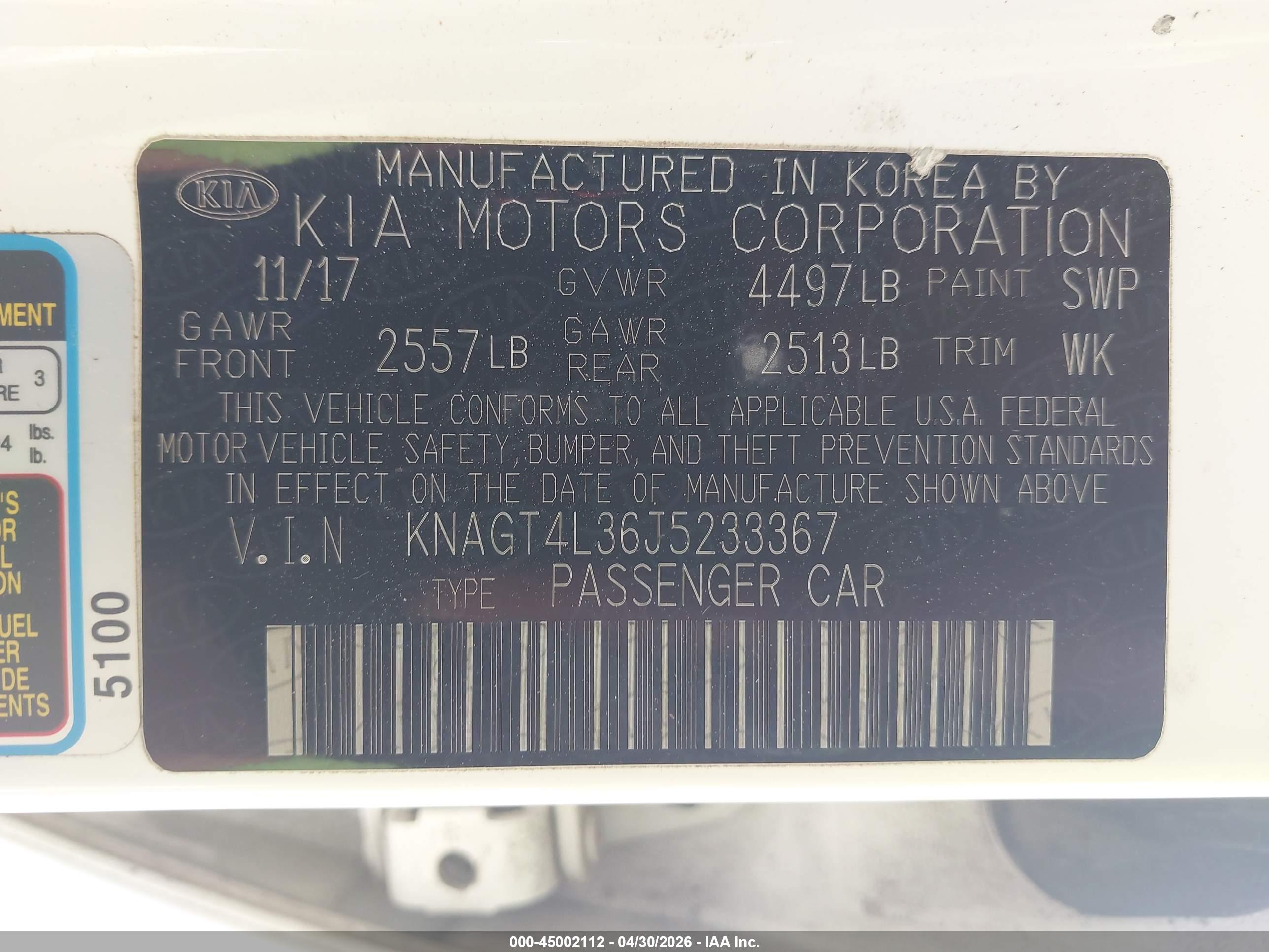 KIA OPTIMA image 9