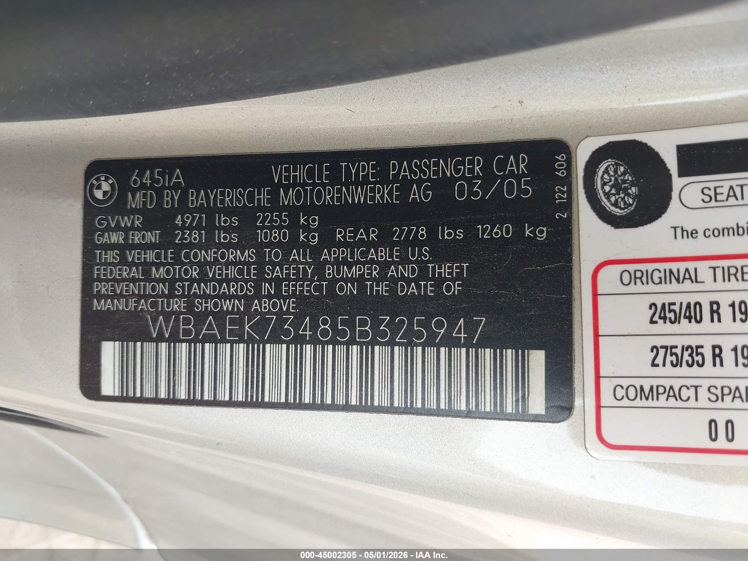 BMW 645CI image 9