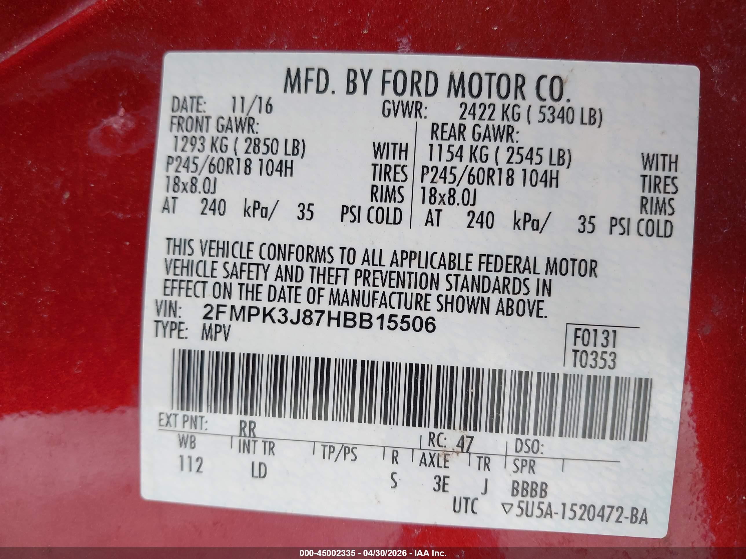 FORD EDGE image 9