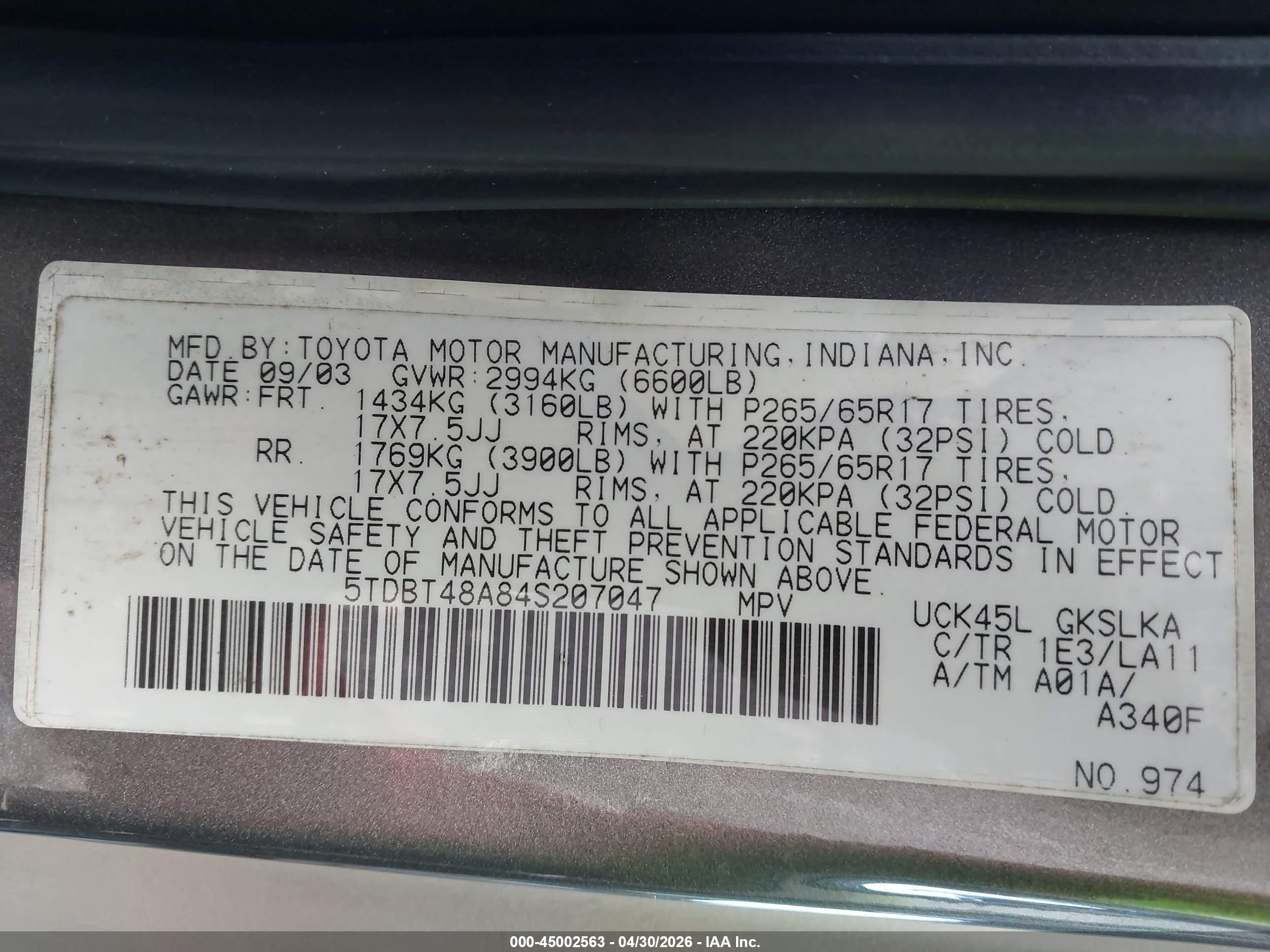 TOYOTA SEQUOIA image 9