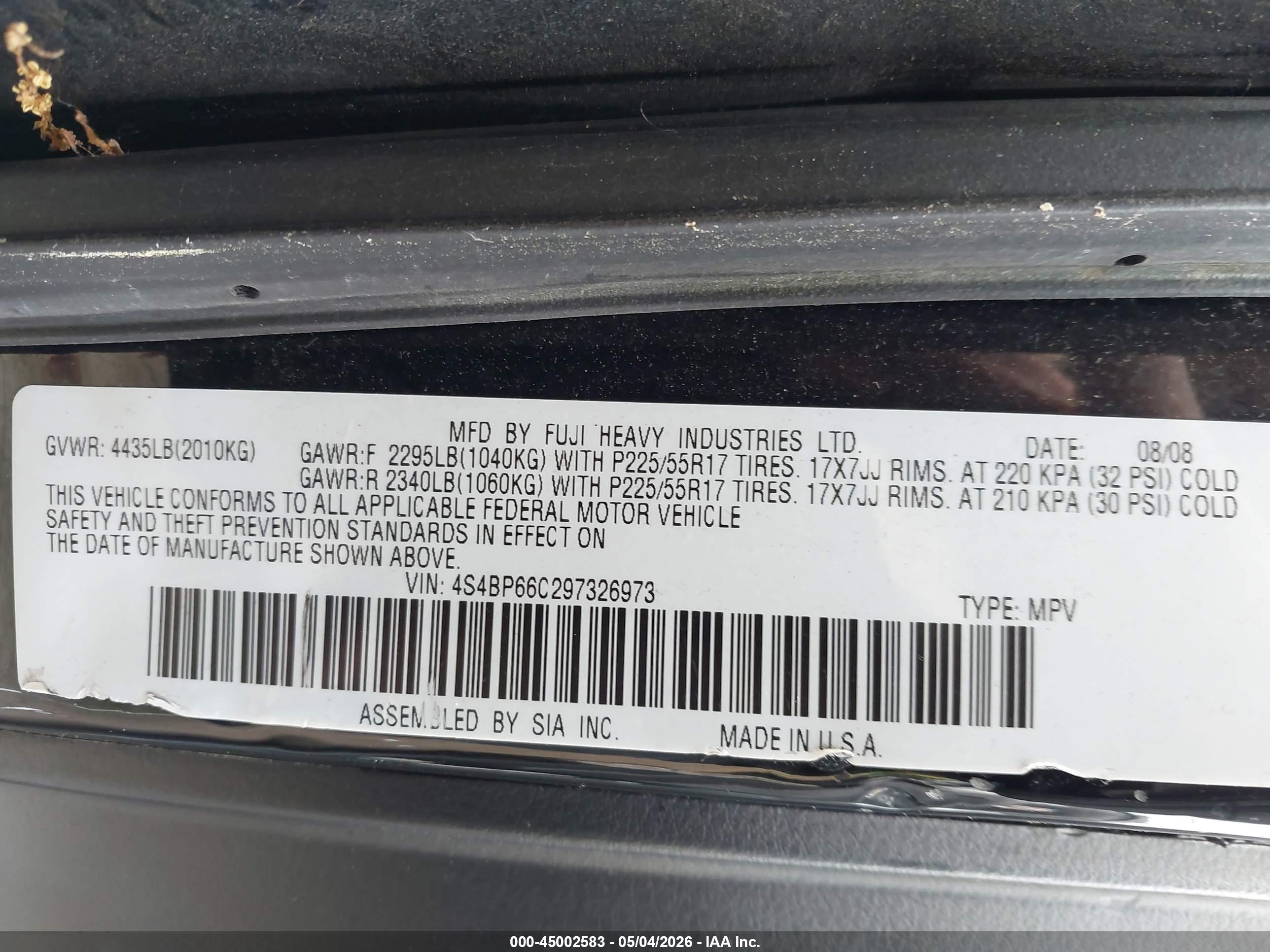 SUBARU OUTBACK image 9
