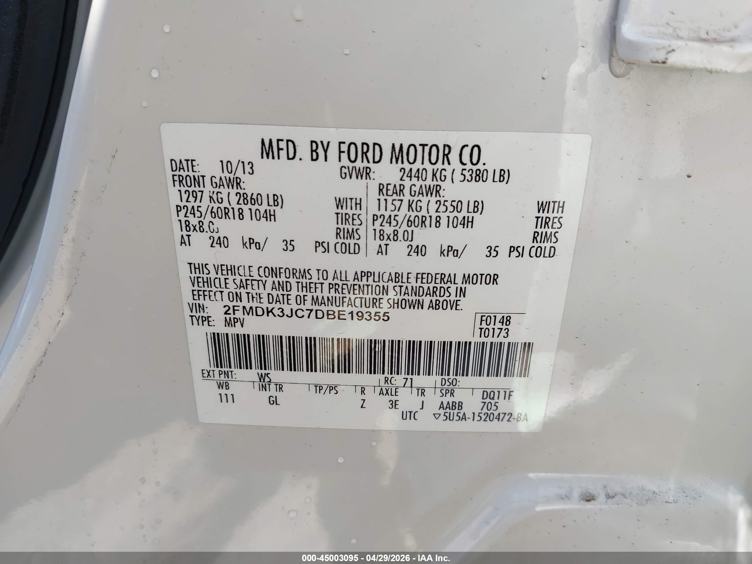 FORD EDGE image 9
