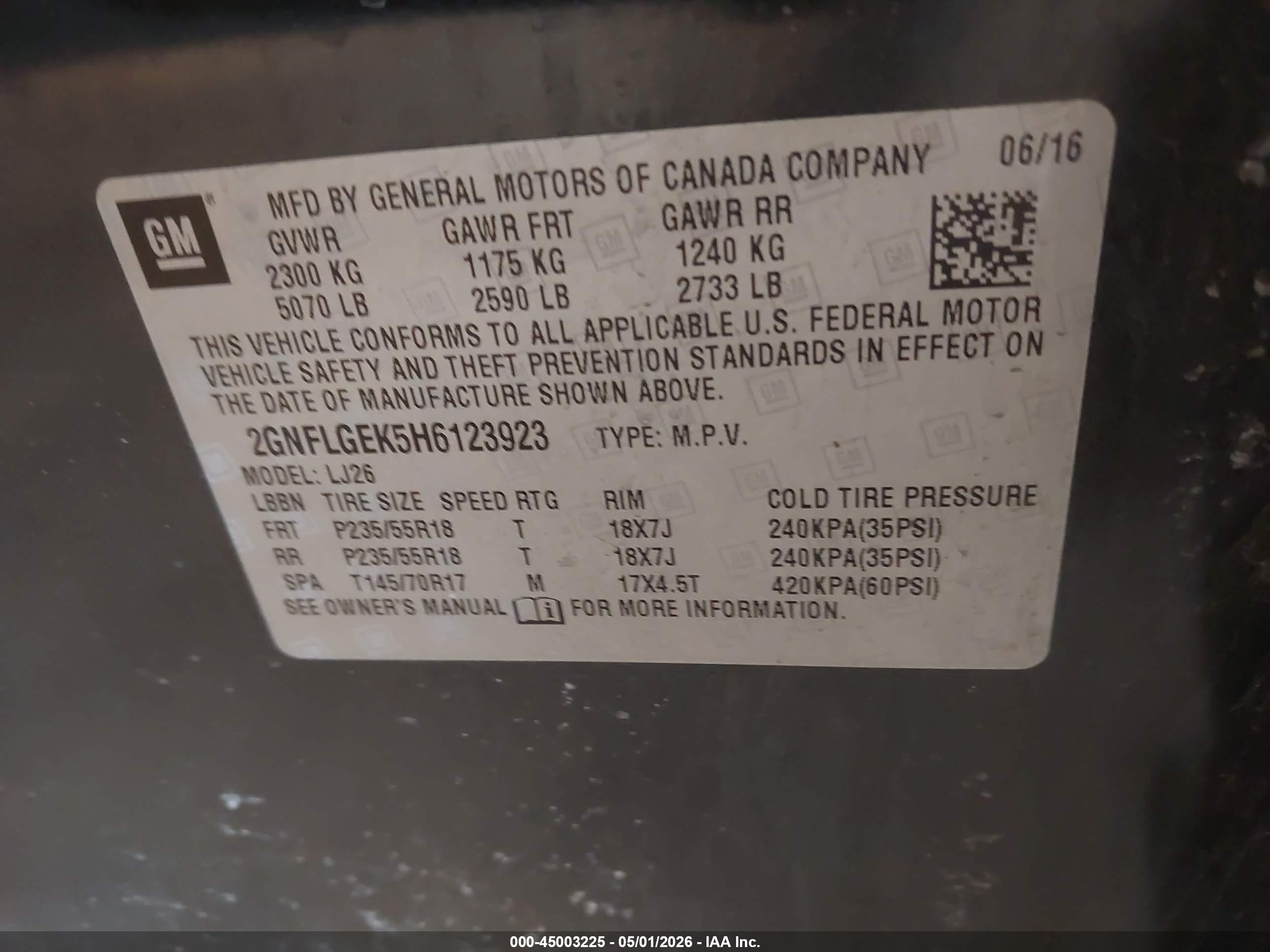 CHEVROLET EQUINOX image 9