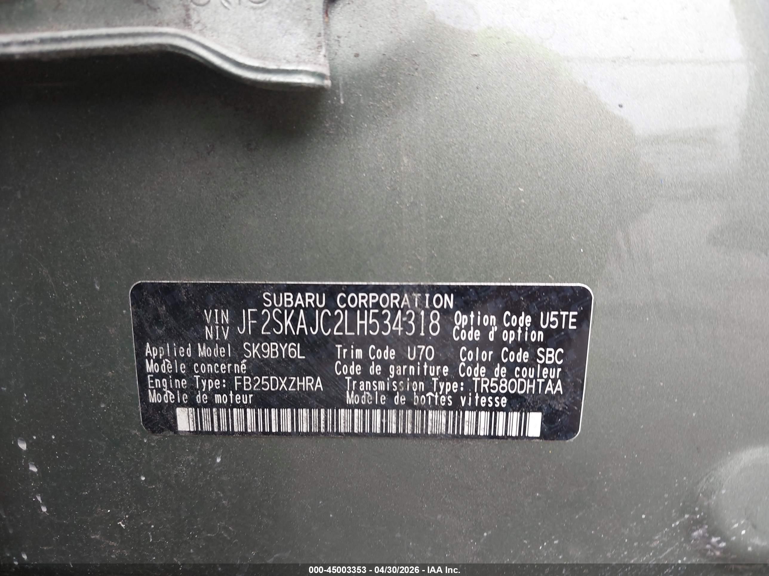 SUBARU FORESTER image 9
