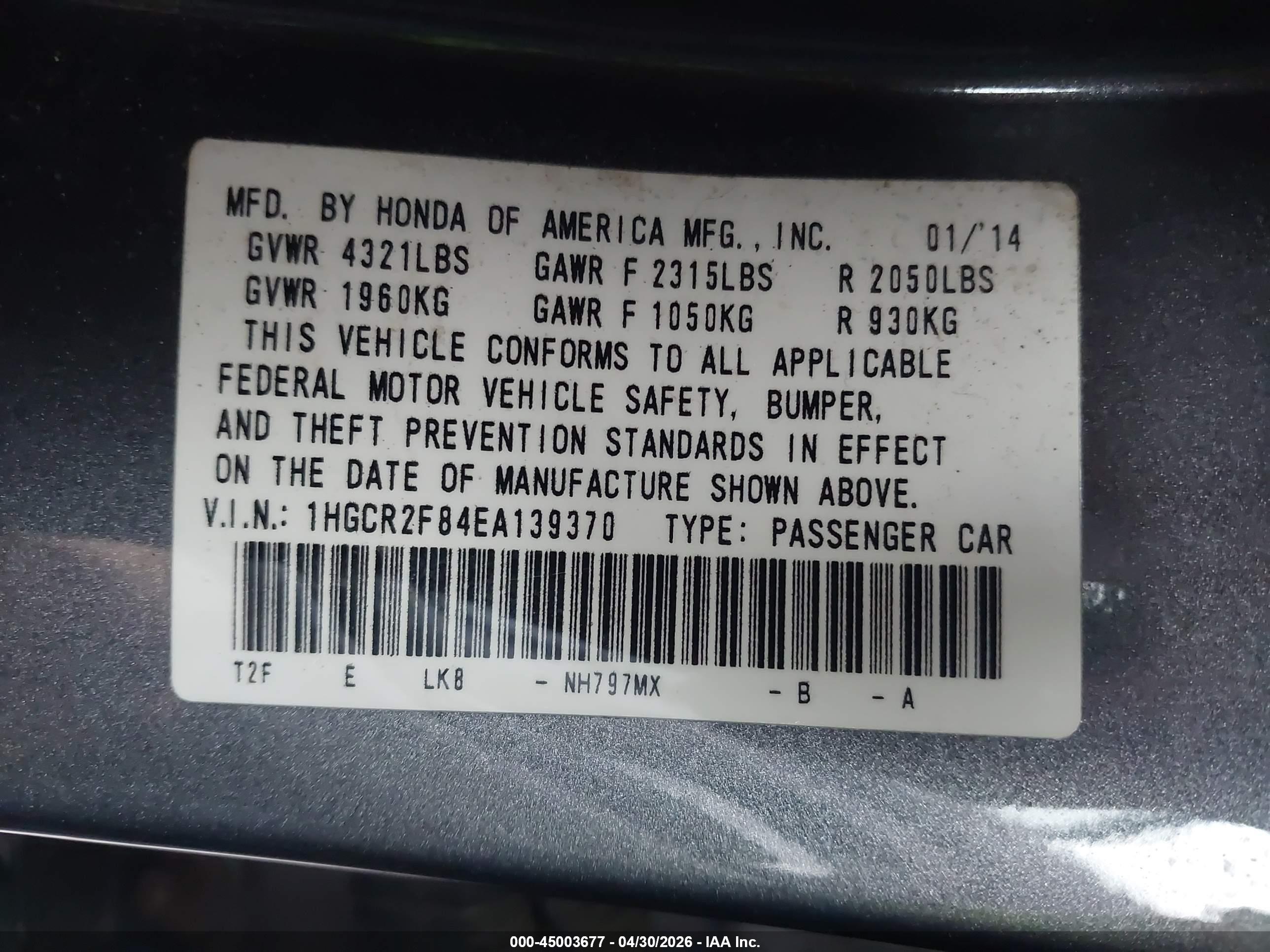 HONDA ACCORD image 9