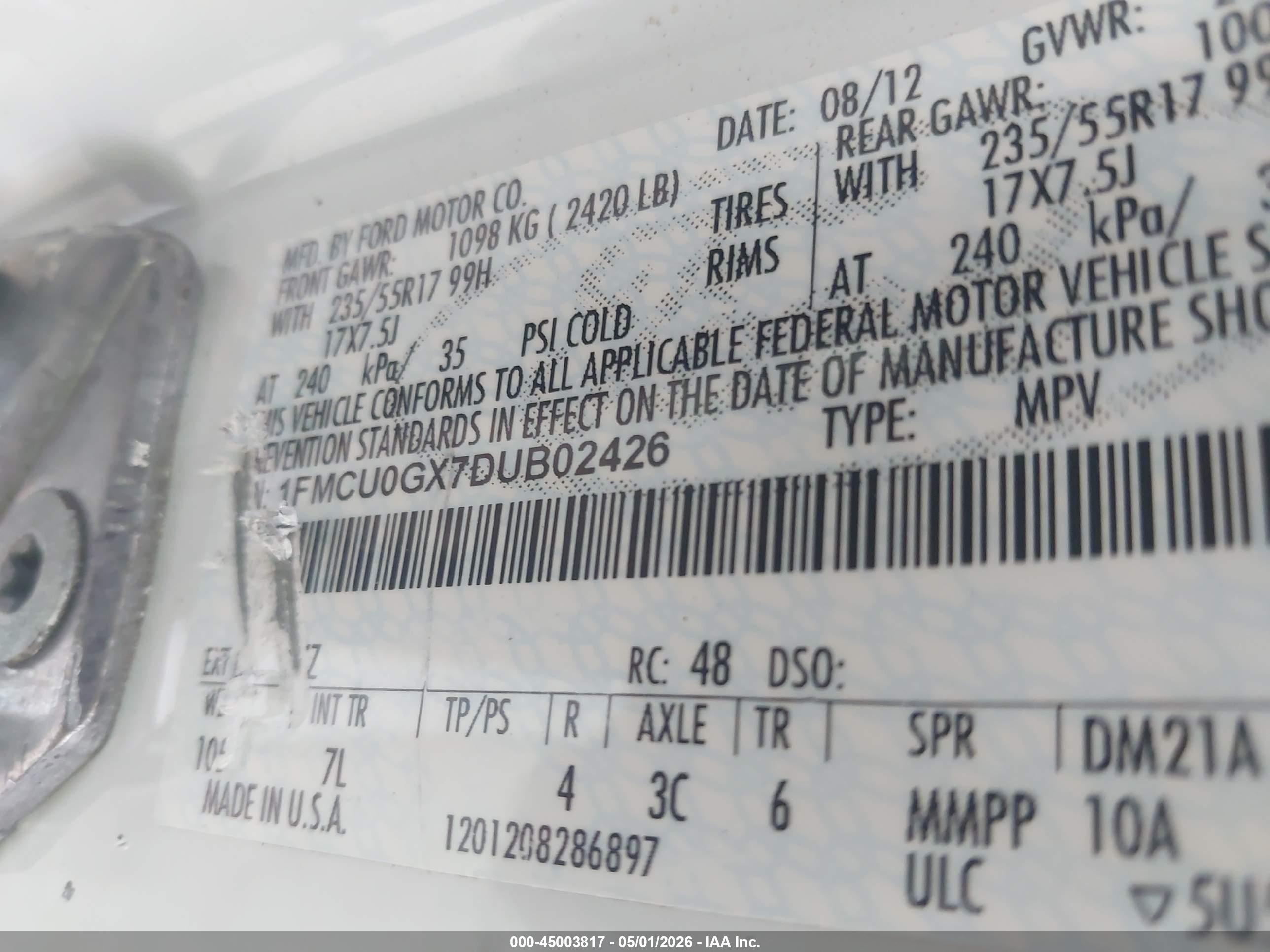 FORD ESCAPE image 9