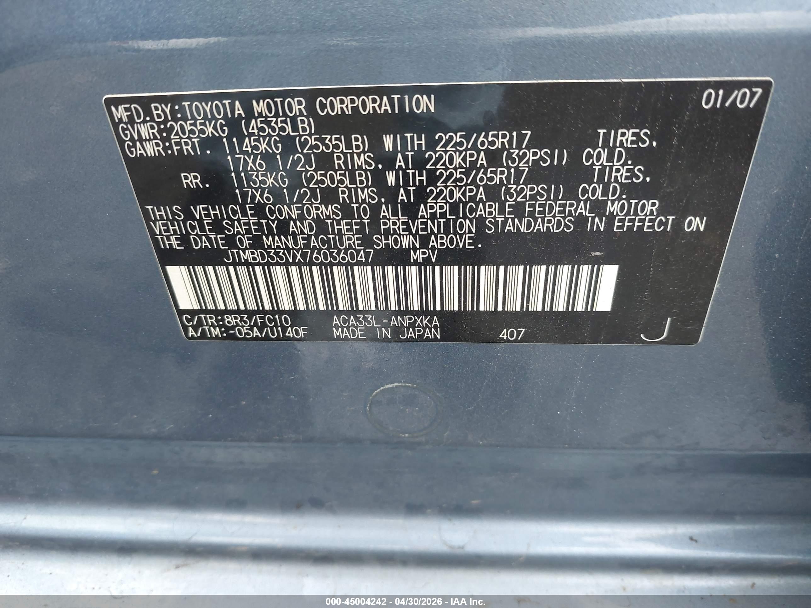 TOYOTA RAV4 image 9