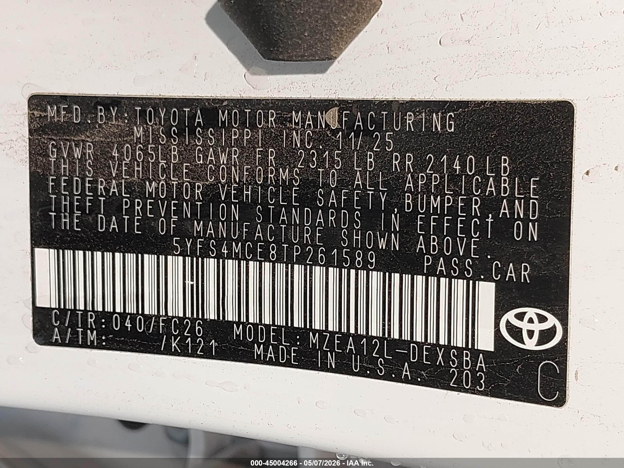 TOYOTA COROLLA image 9