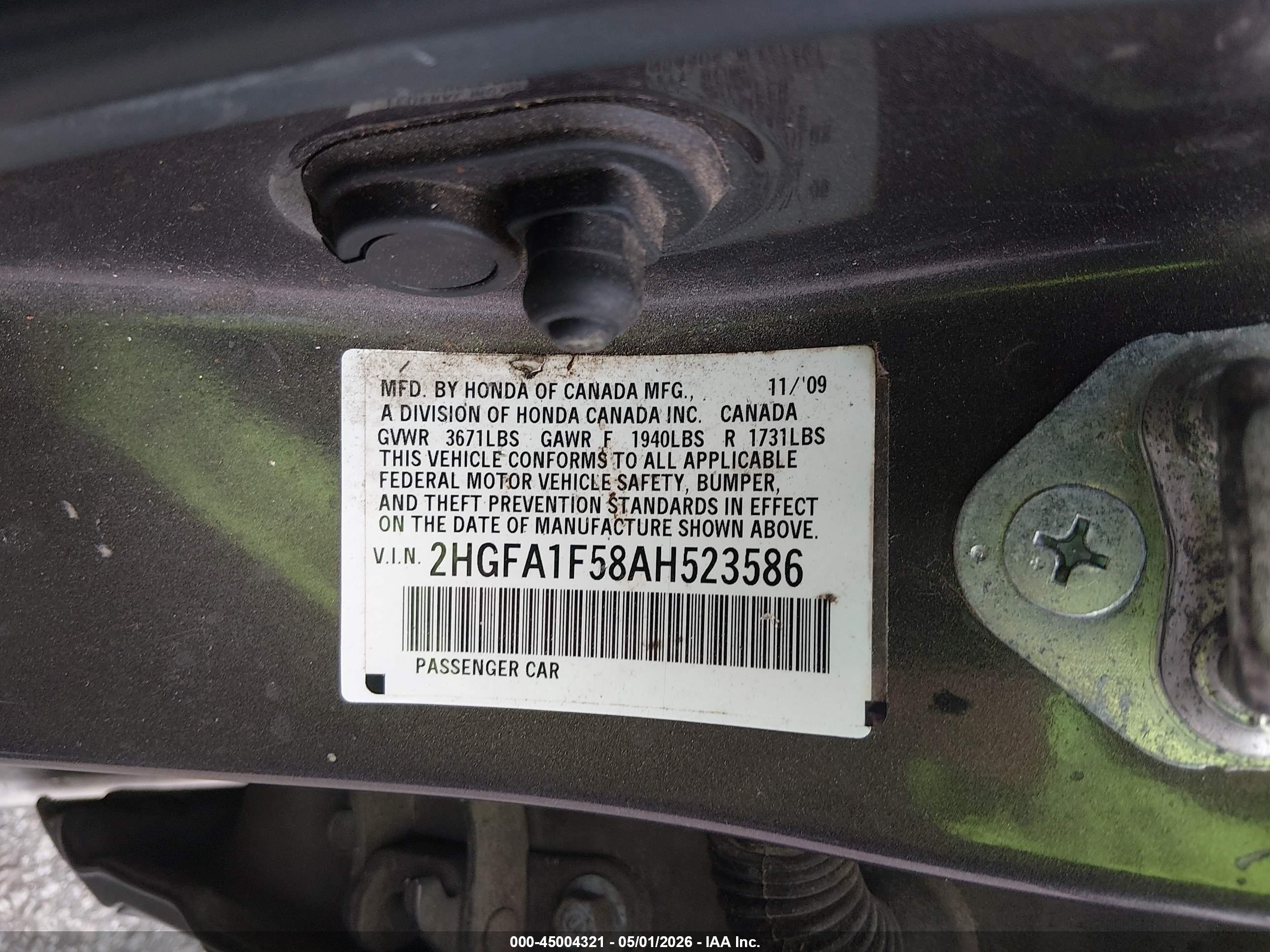 HONDA CIVIC image 9