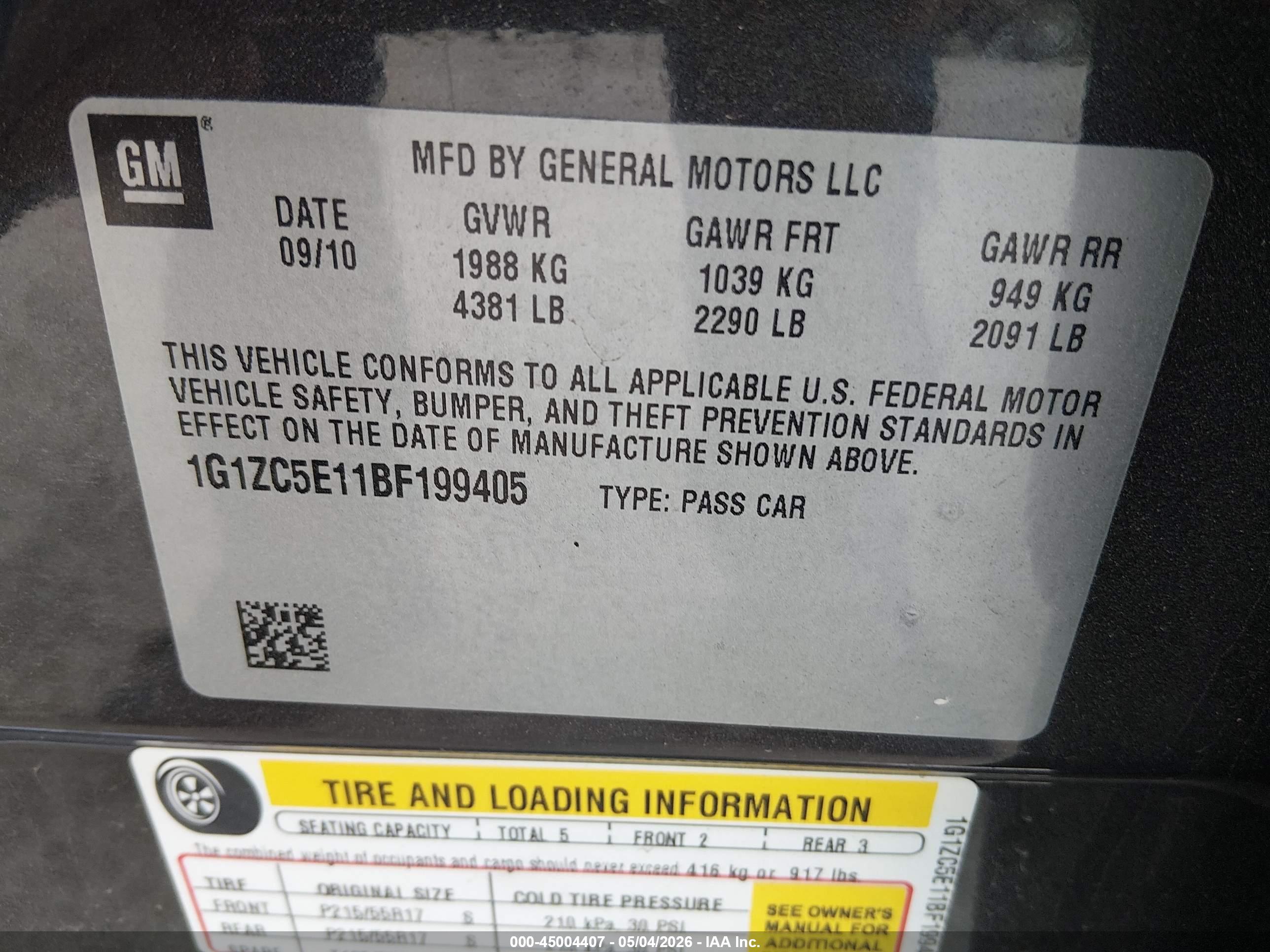 CHEVROLET MALIBU image 9