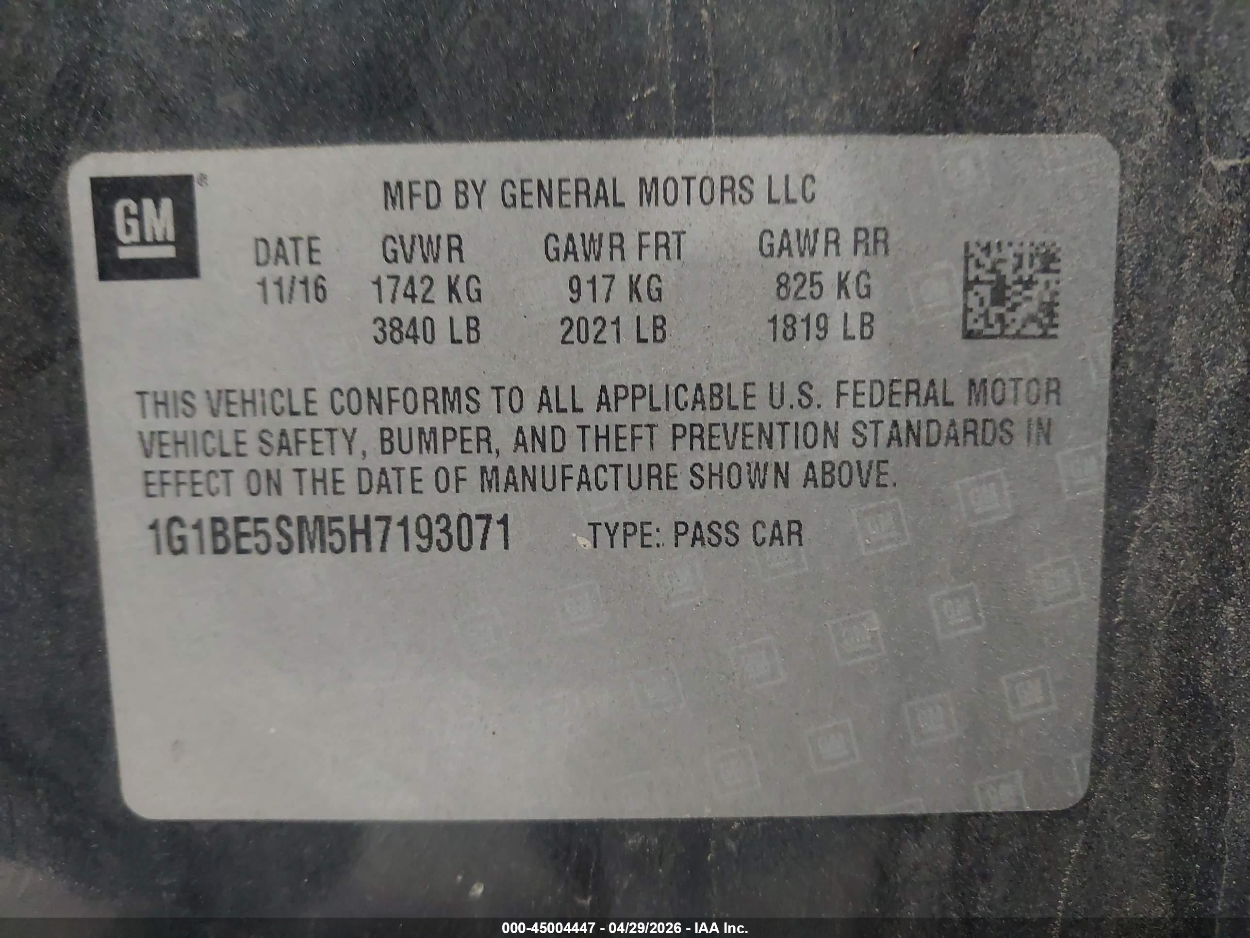 CHEVROLET CRUZE image 9