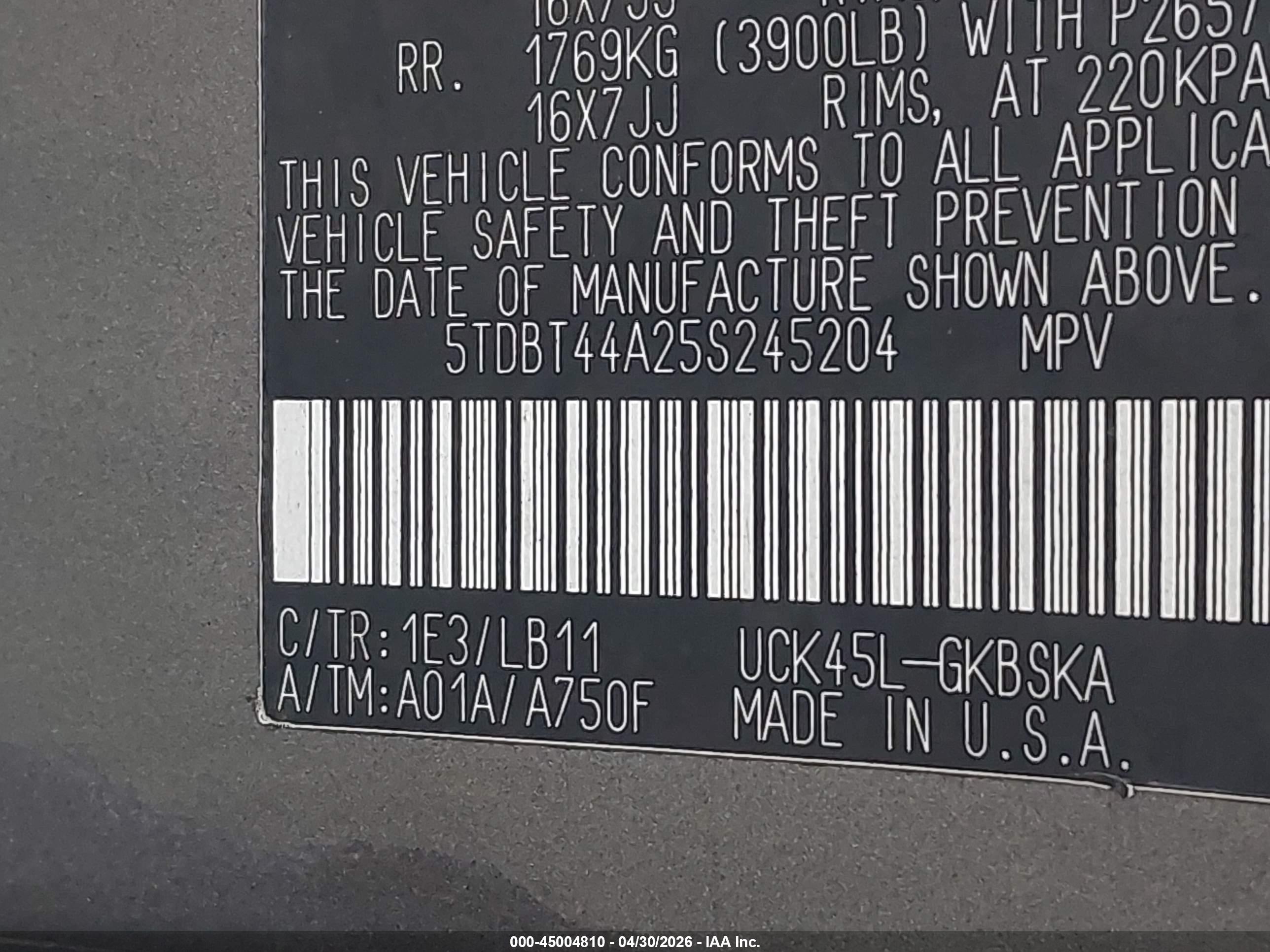 TOYOTA SEQUOIA image 9