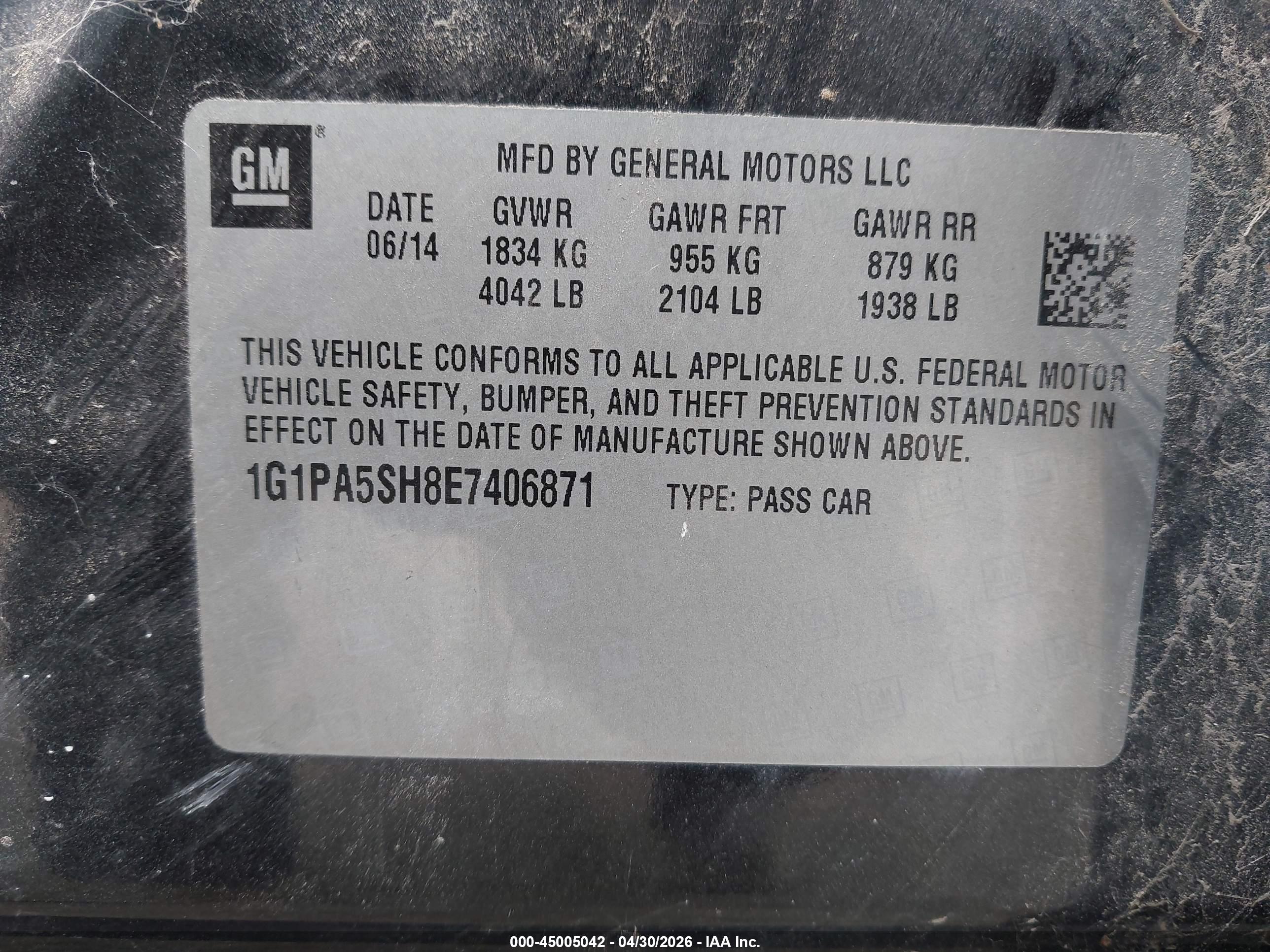 CHEVROLET CRUZE image 9