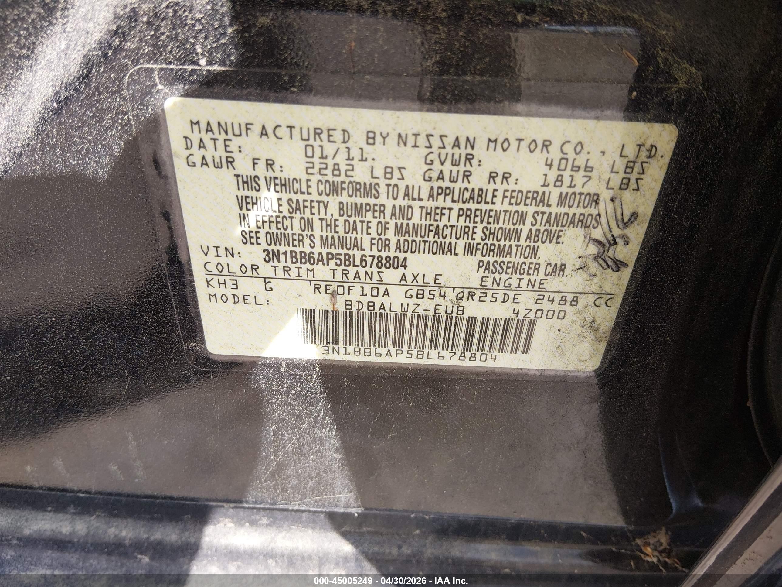 NISSAN SENTRA image 9