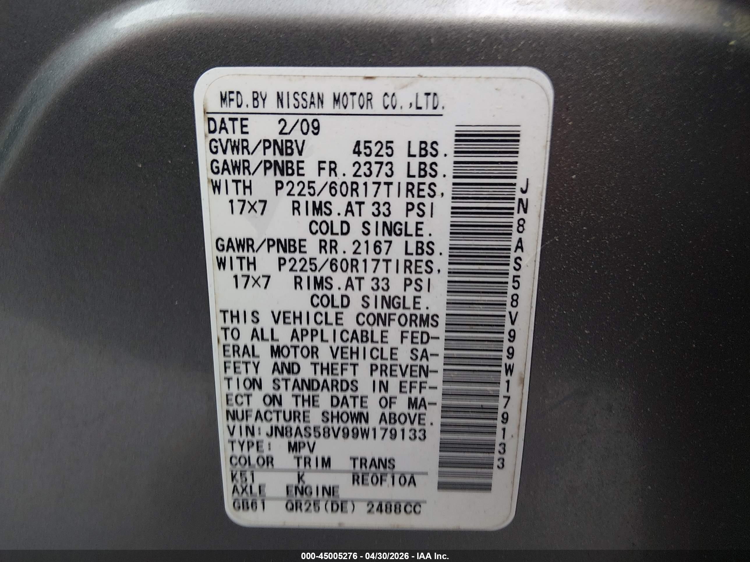 NISSAN ROGUE image 9
