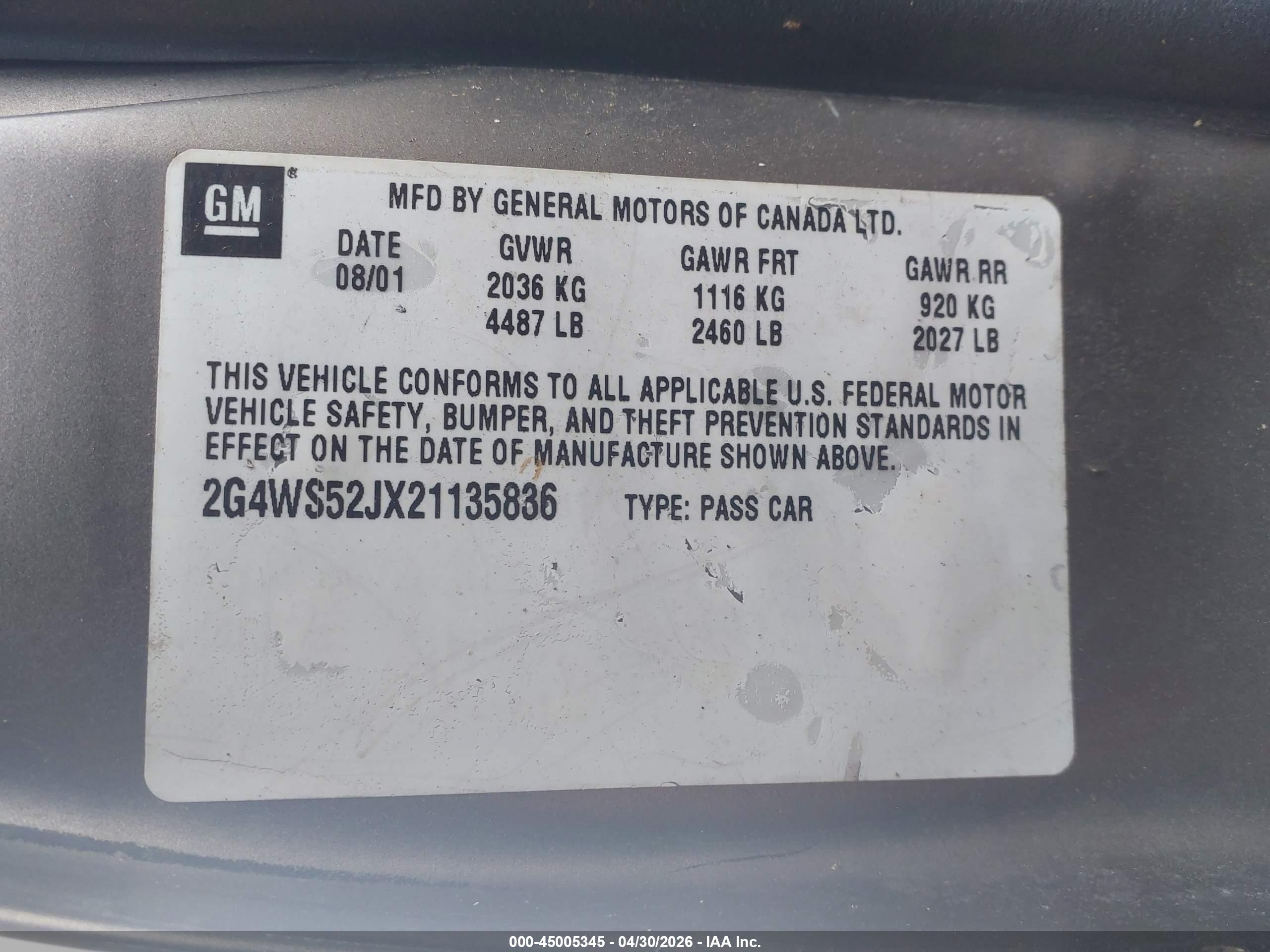 BUICK CENTURY image 9