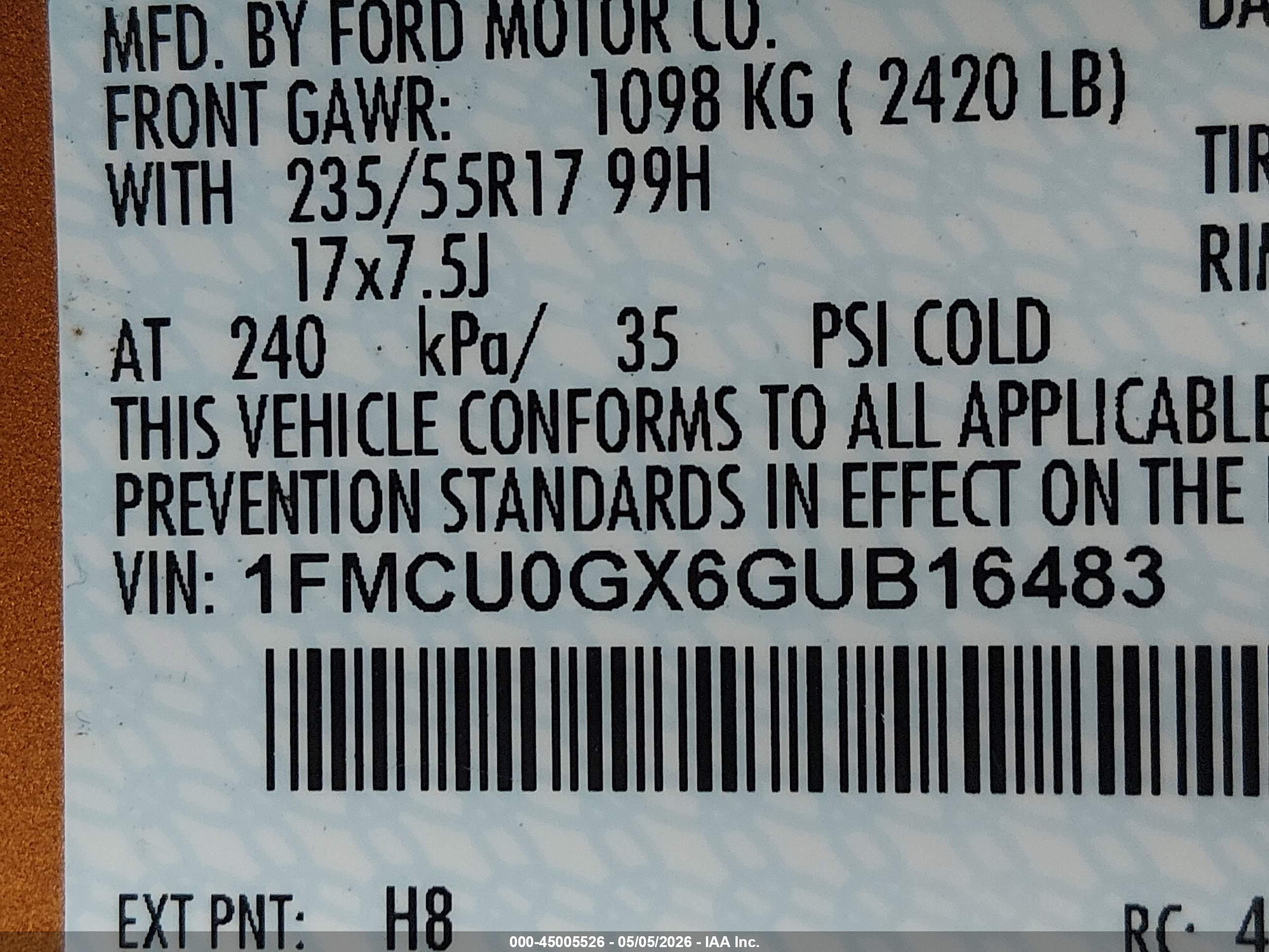 FORD ESCAPE image 9