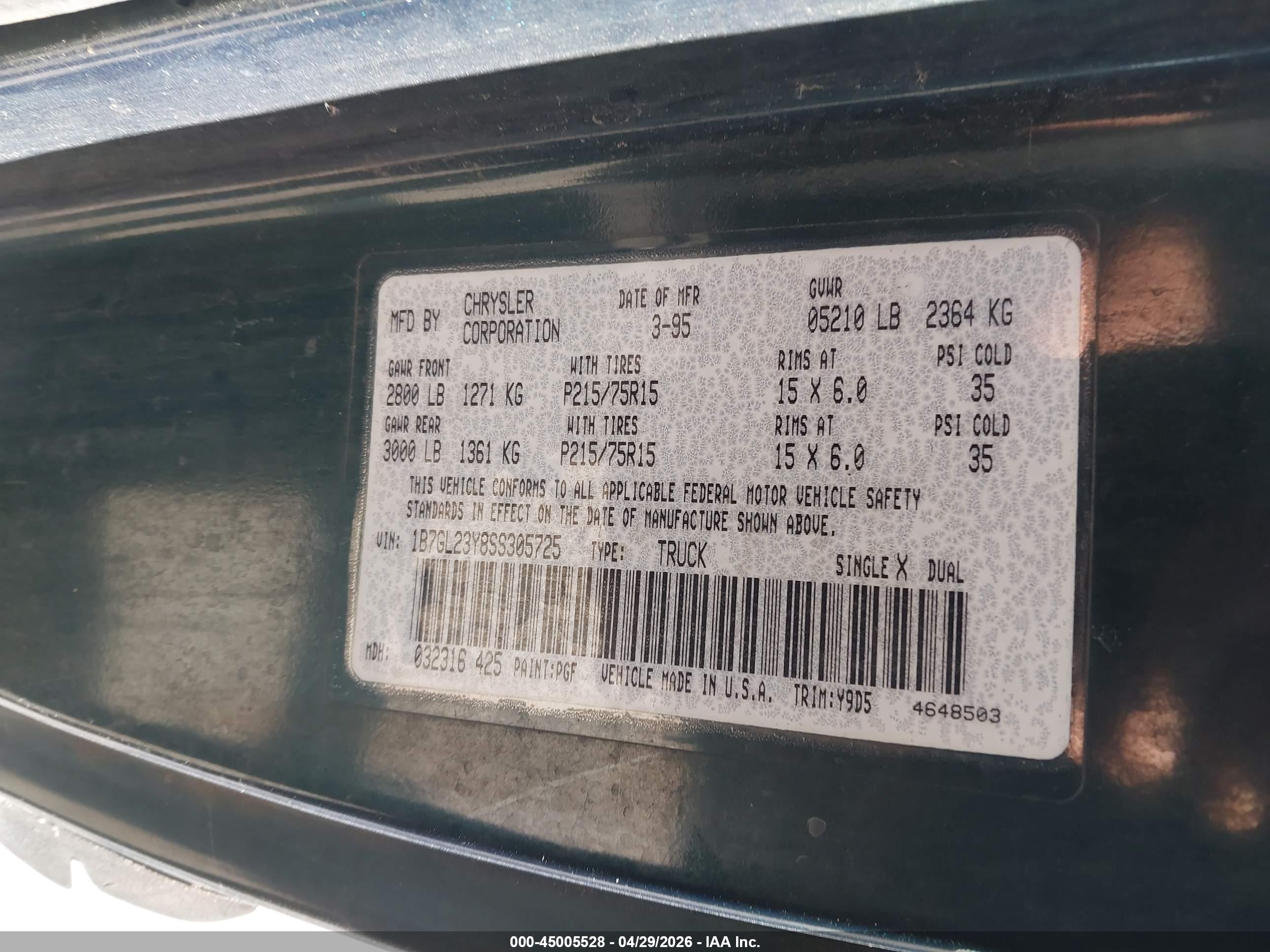 DODGE DAKOTA image 9