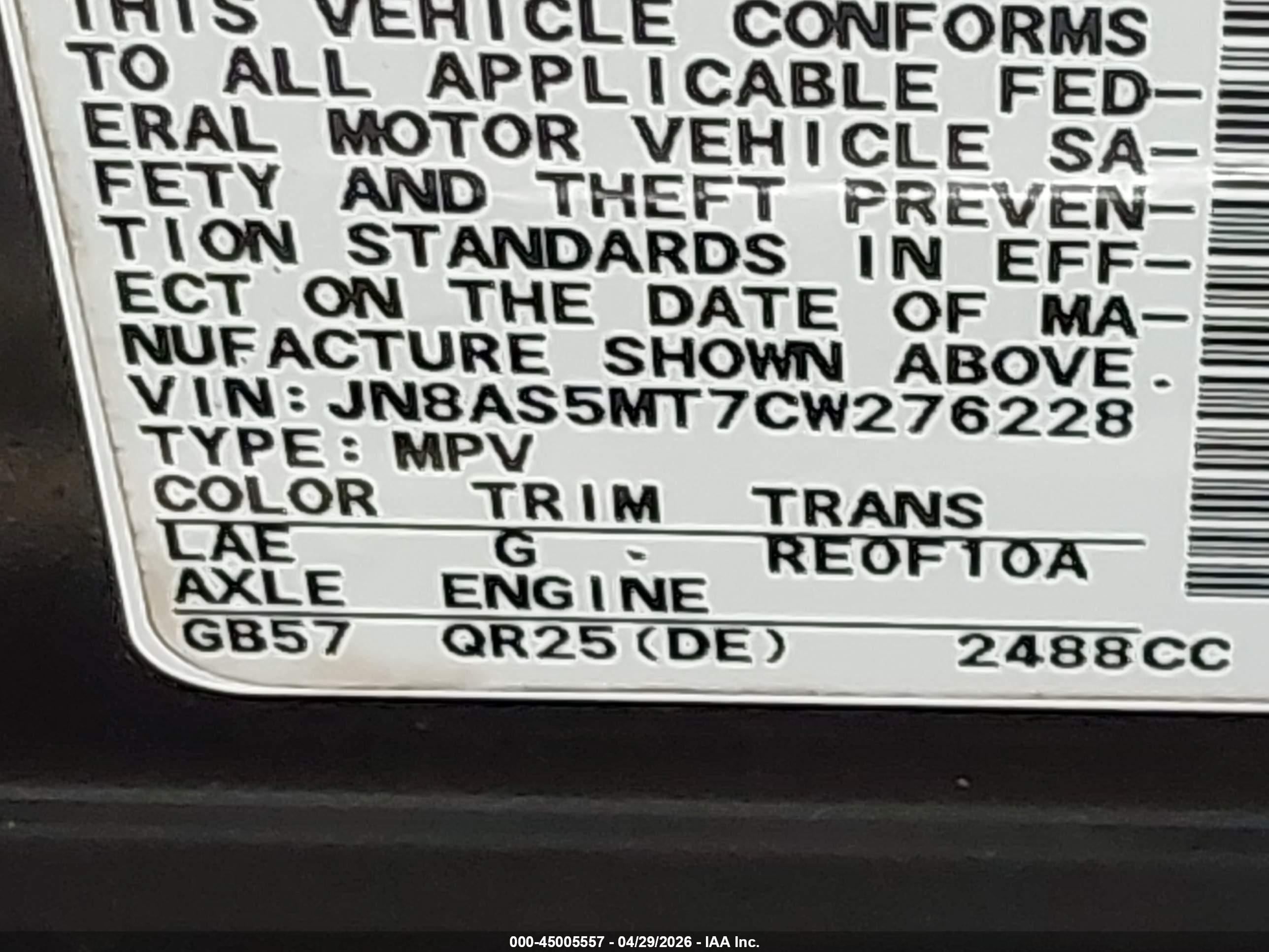 NISSAN ROGUE image 9