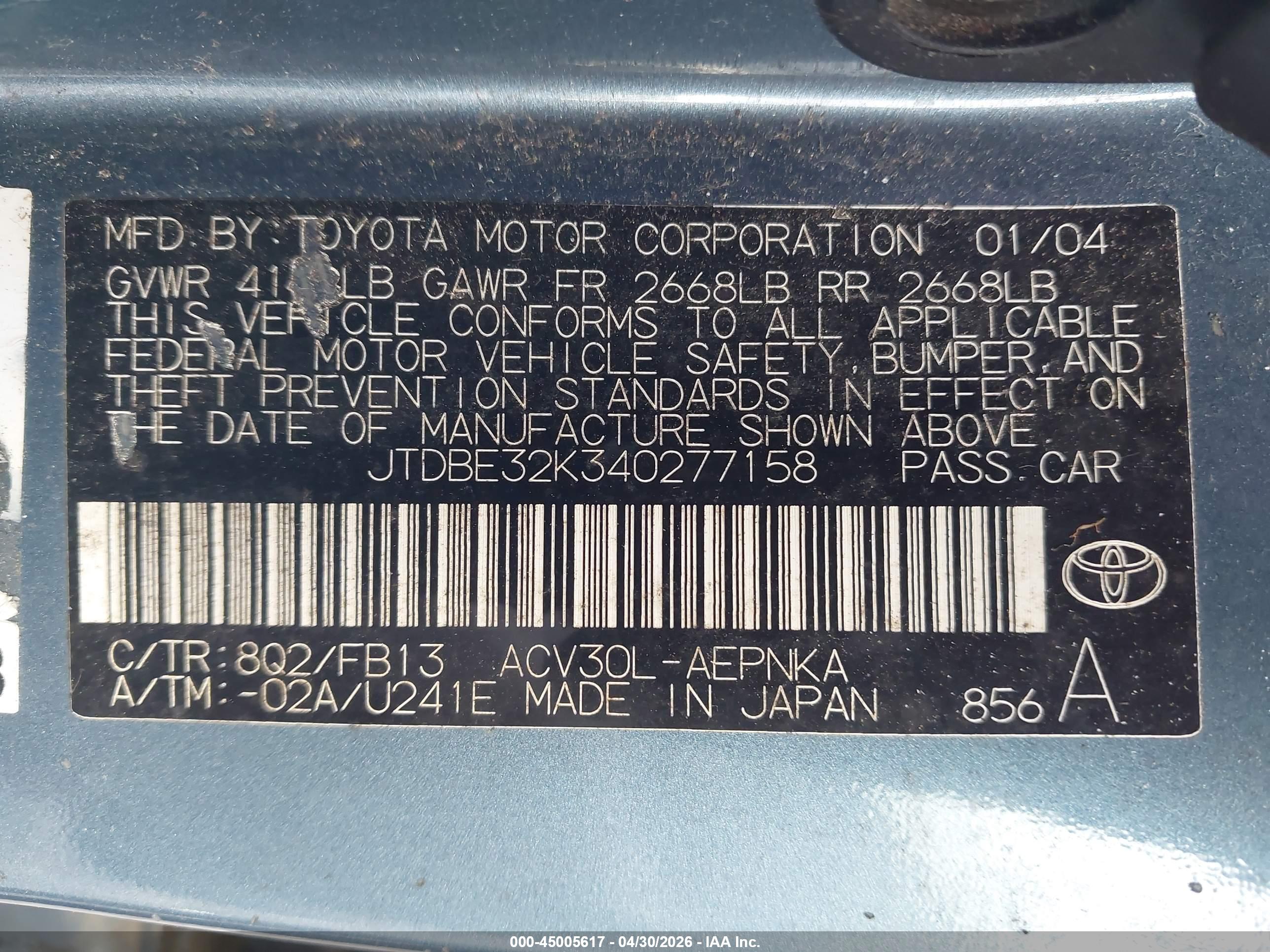 TOYOTA CAMRY image 9
