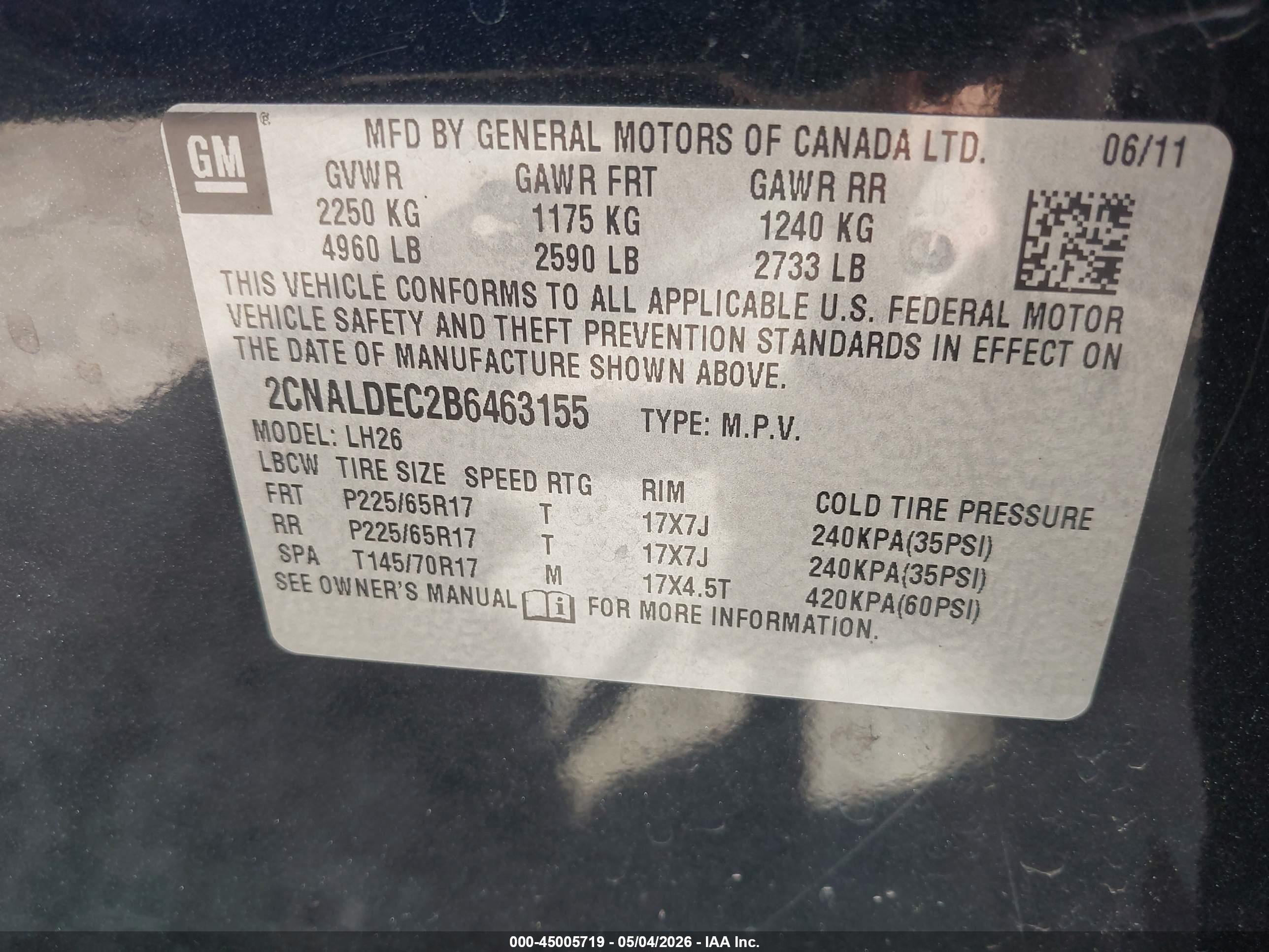 CHEVROLET EQUINOX image 9