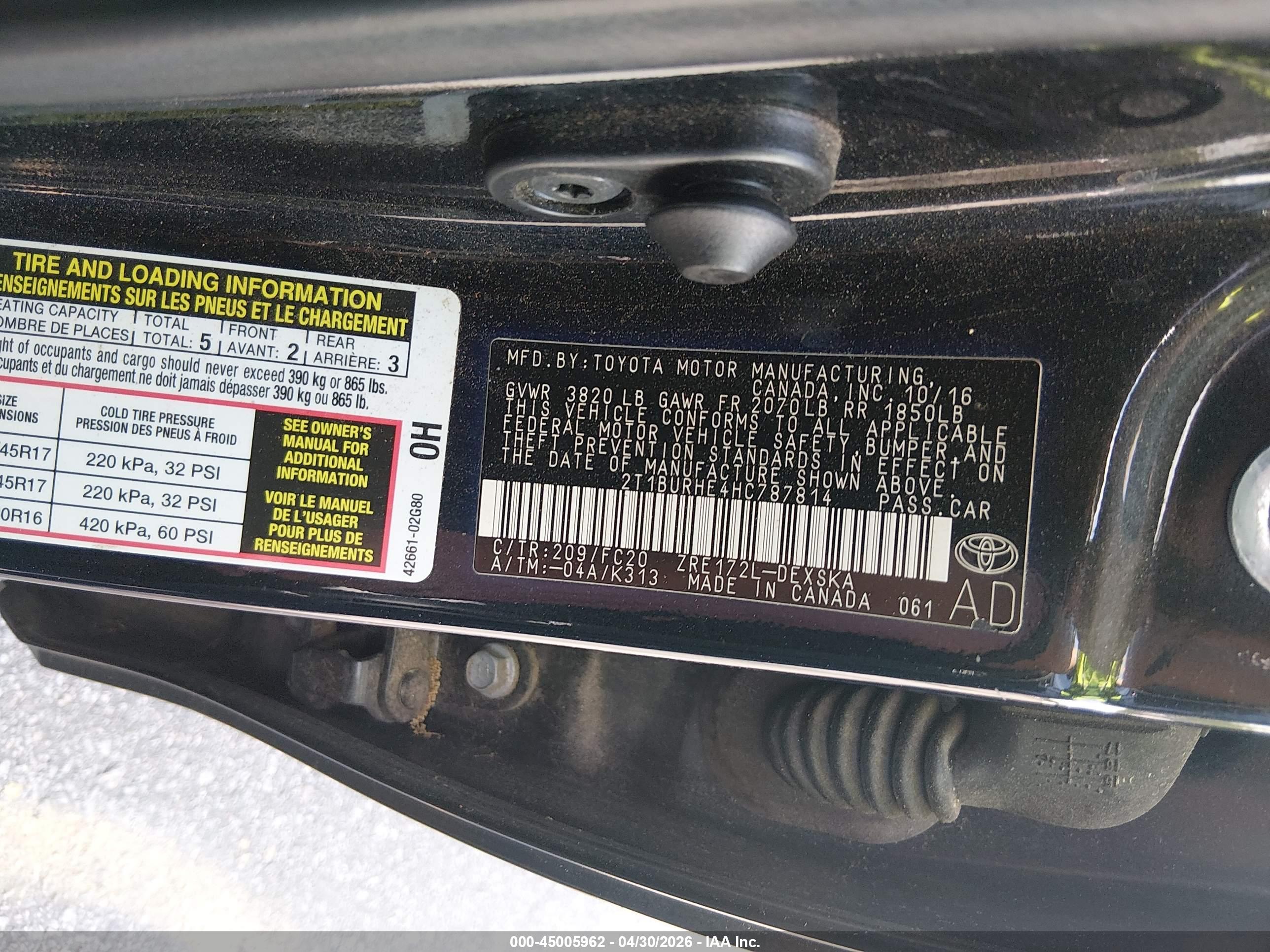 TOYOTA COROLLA image 9