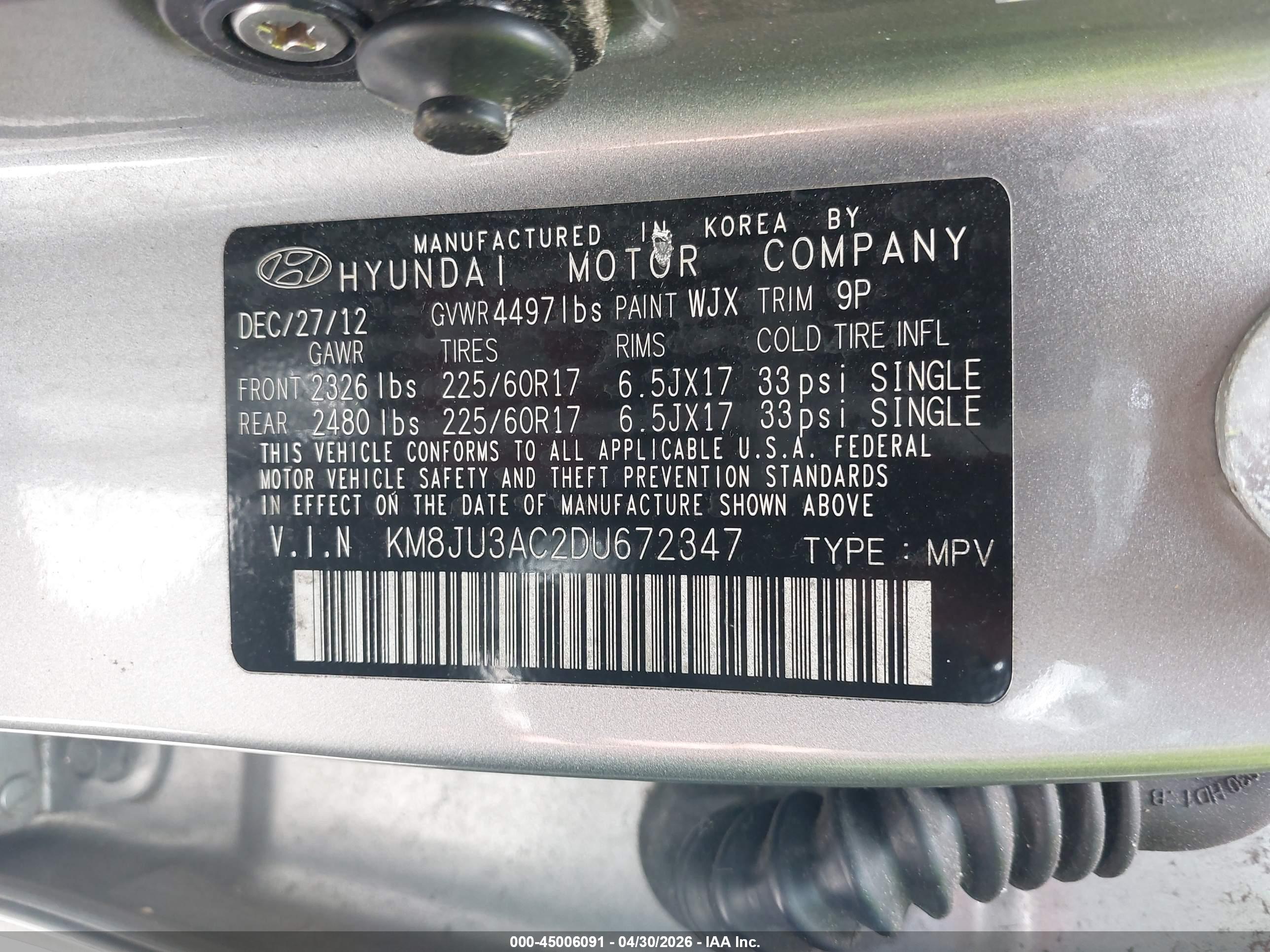 HYUNDAI TUCSON image 9