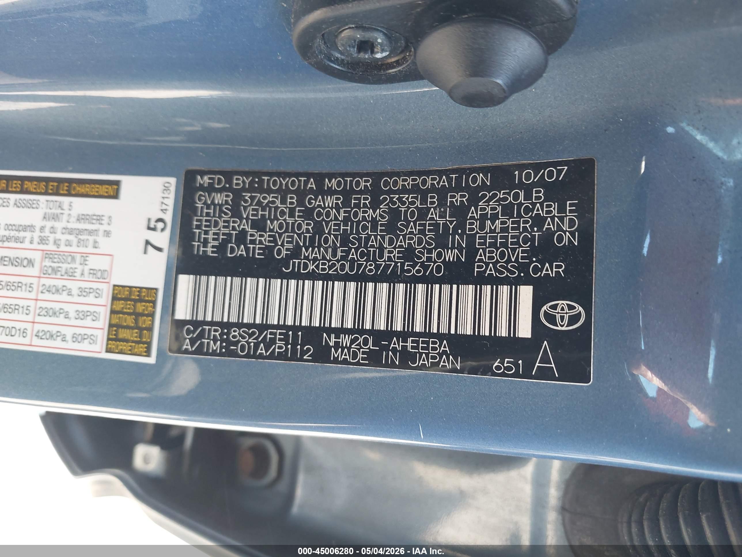 TOYOTA PRIUS image 9