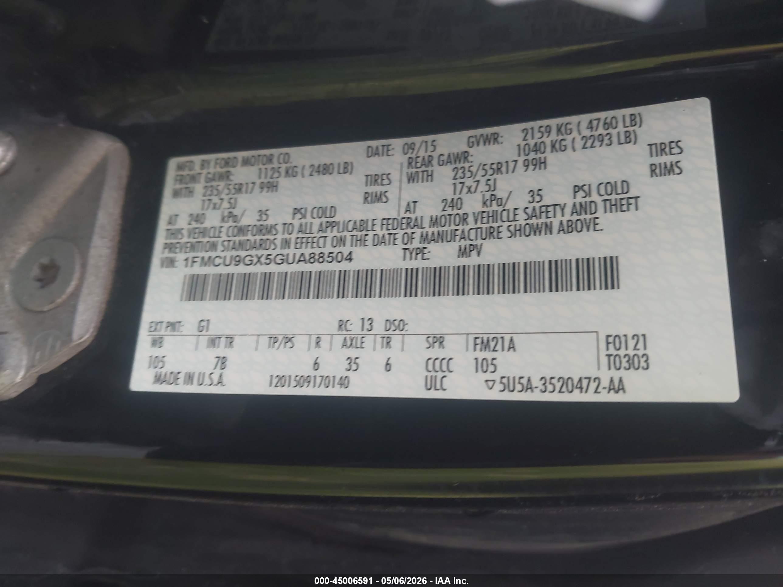 FORD ESCAPE image 9