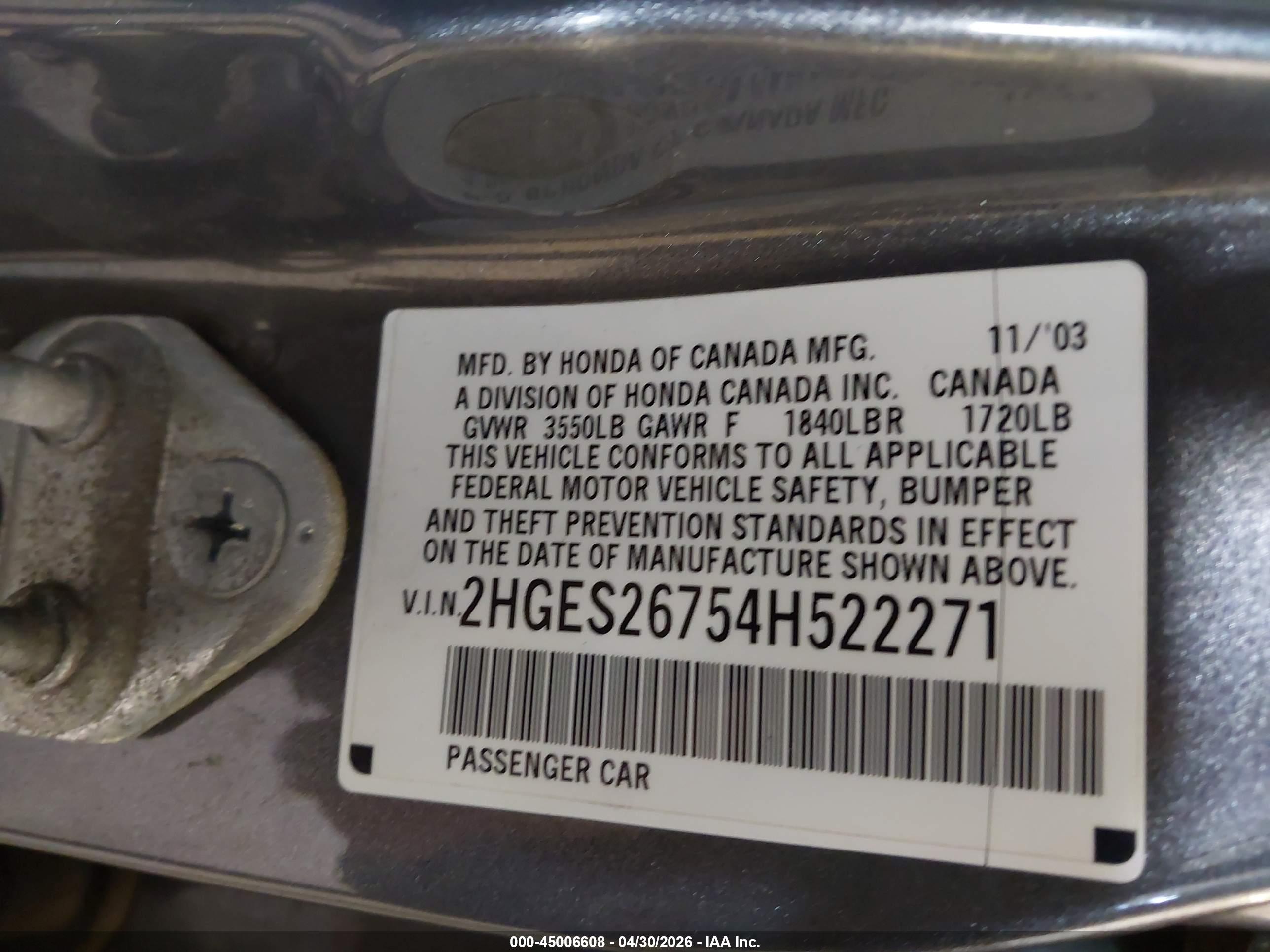 HONDA CIVIC image 9