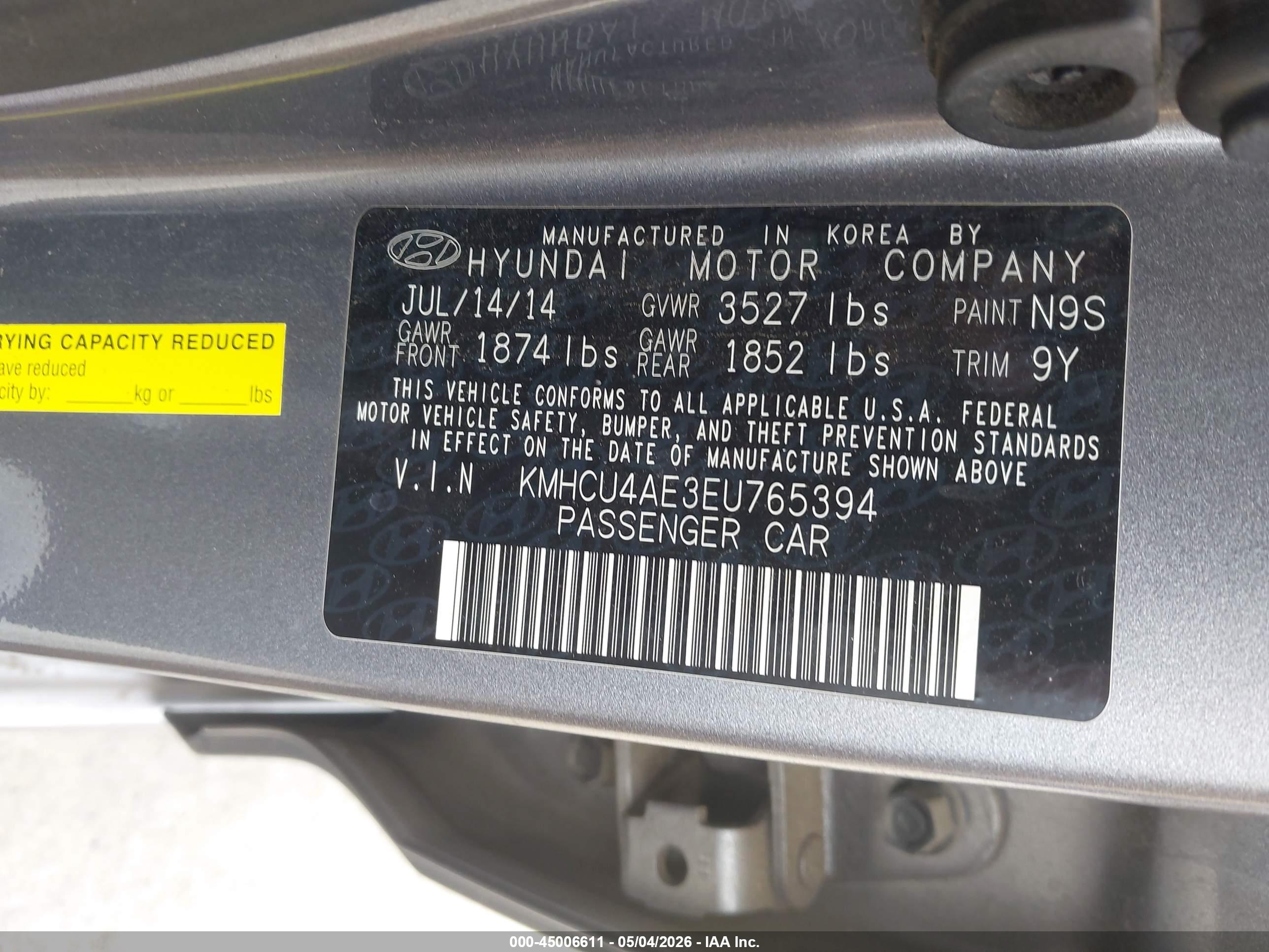 HYUNDAI ACCENT image 9