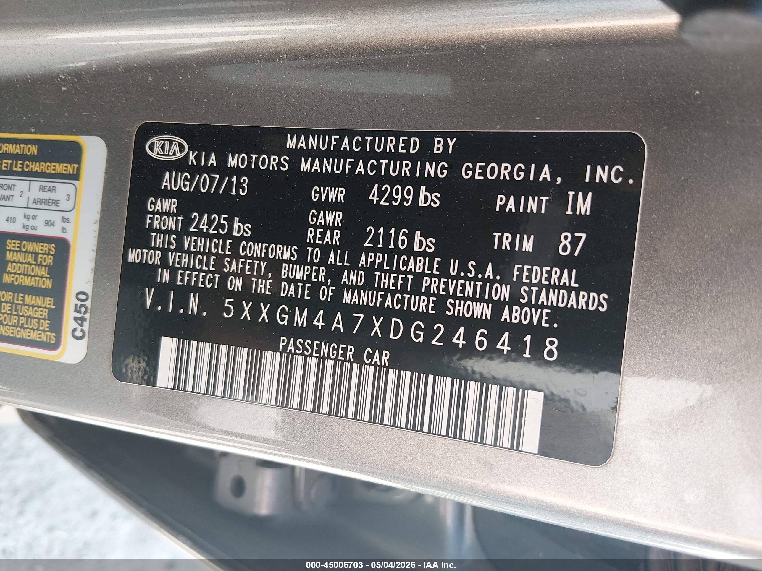 KIA OPTIMA image 9