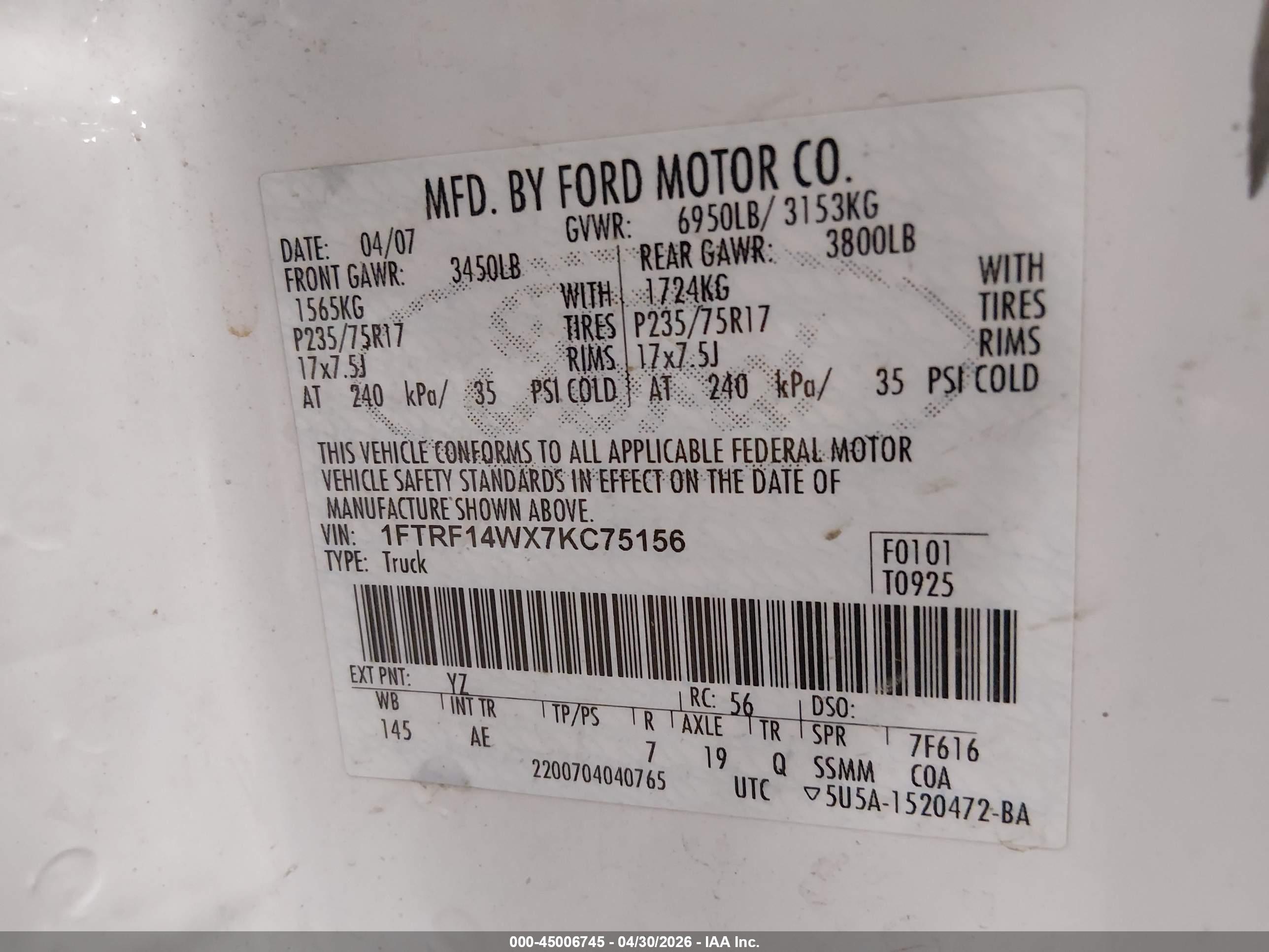 FORD F-150 image 9