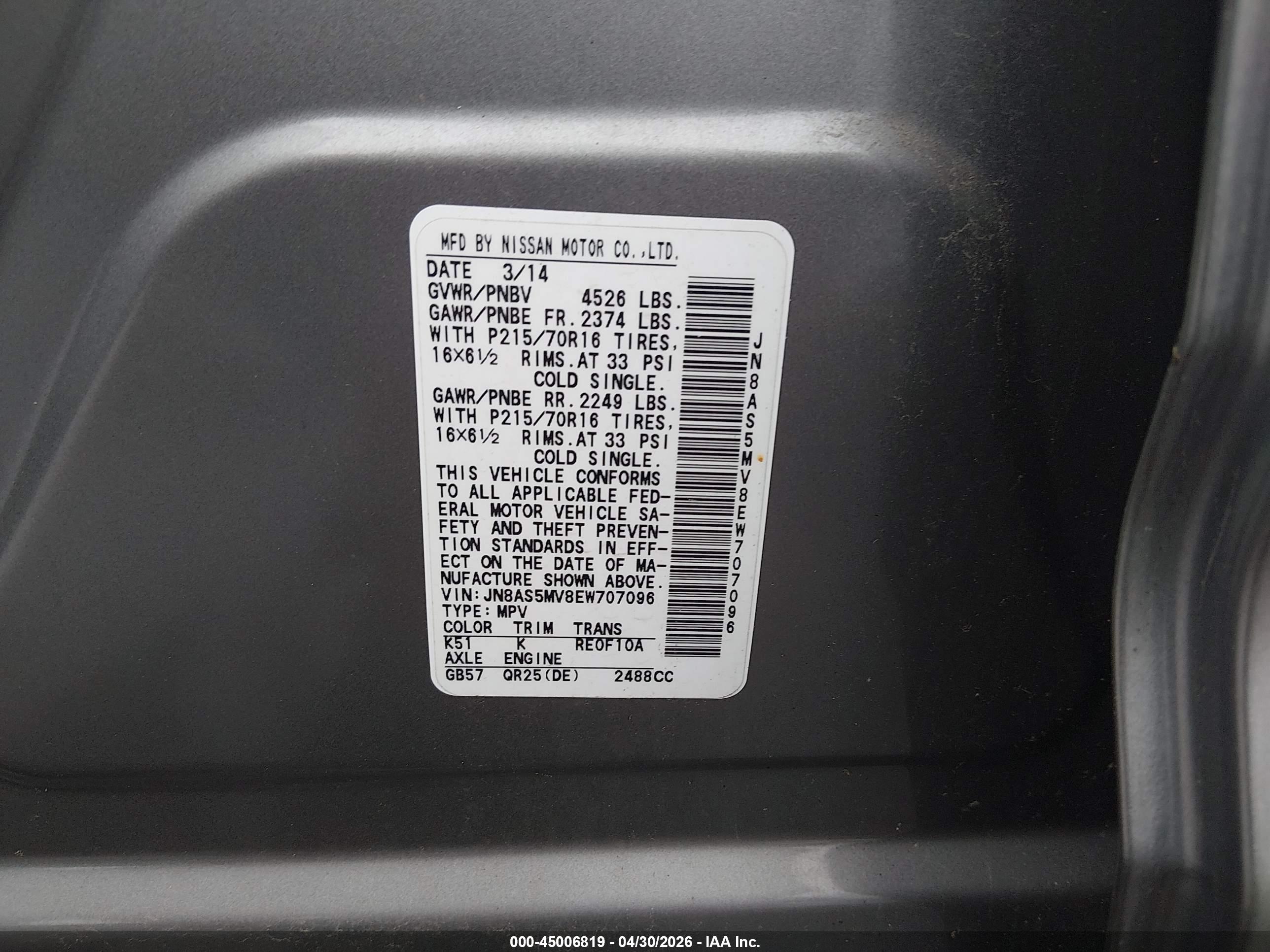NISSAN ROGUE image 9
