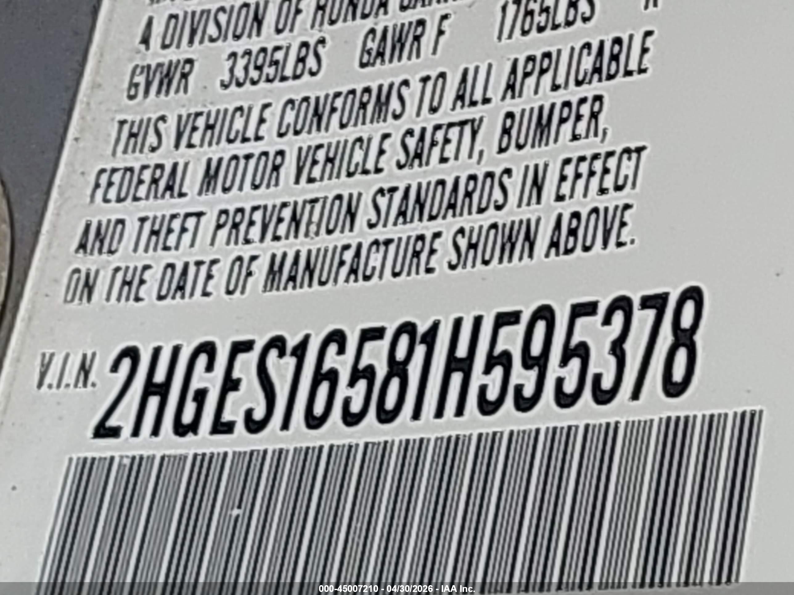 HONDA CIVIC image 9