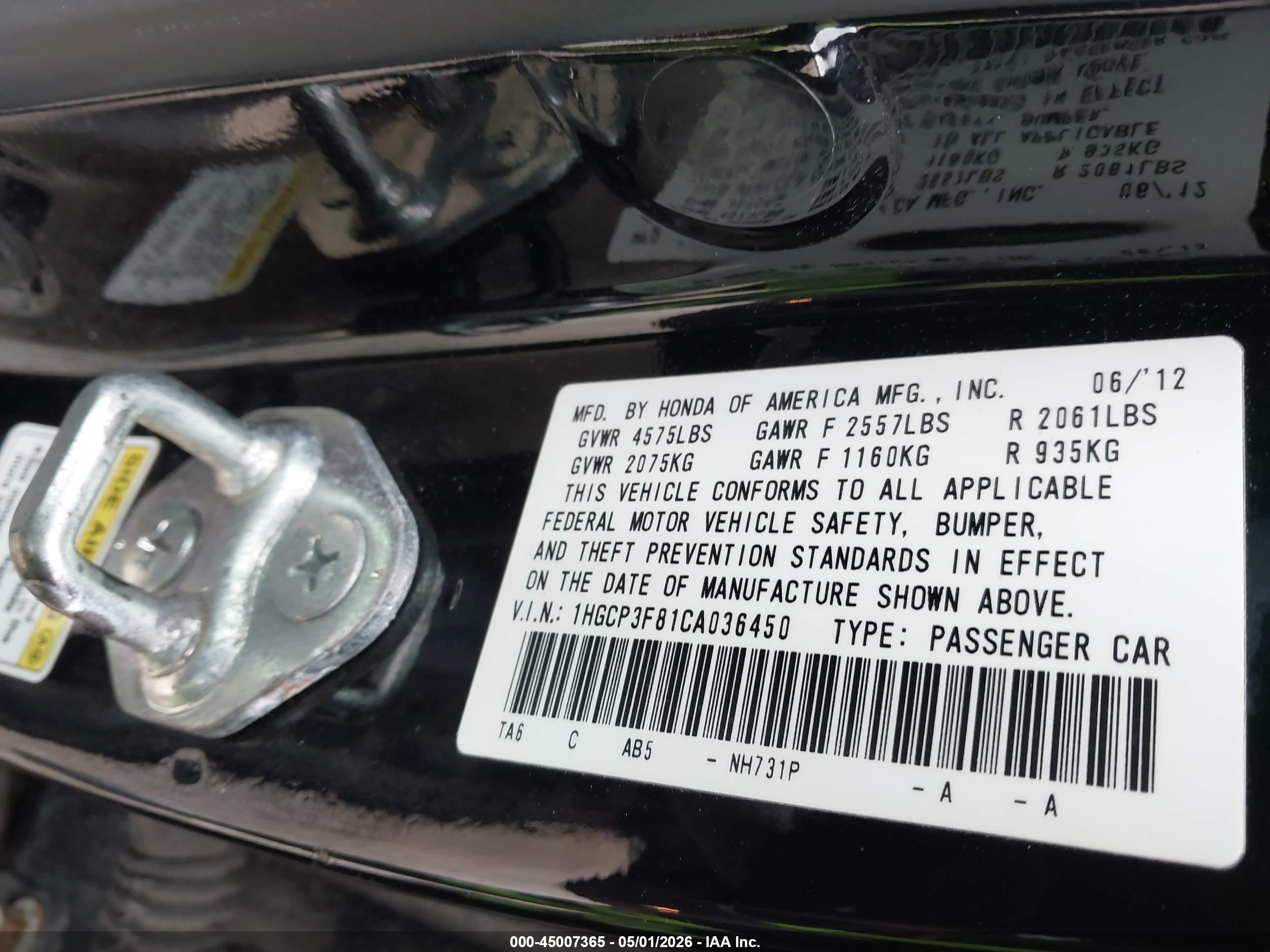 HONDA ACCORD image 9