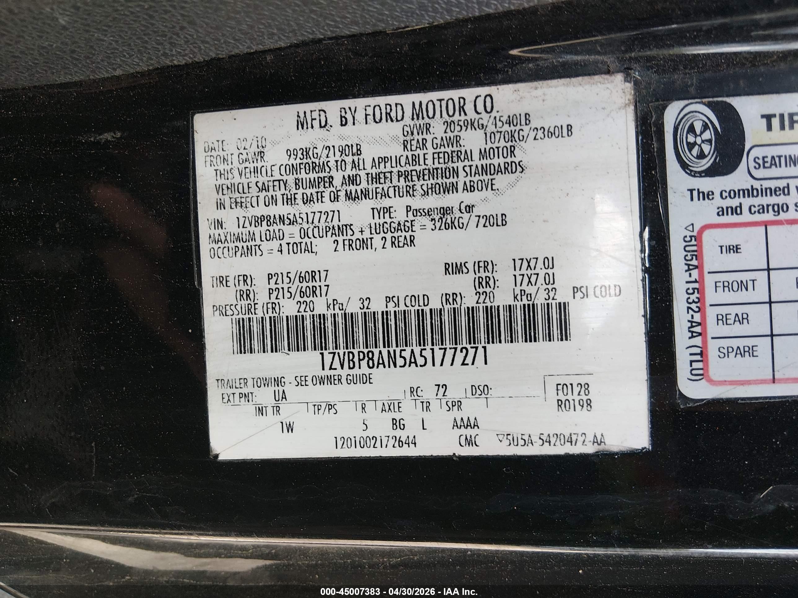 FORD MUSTANG image 9