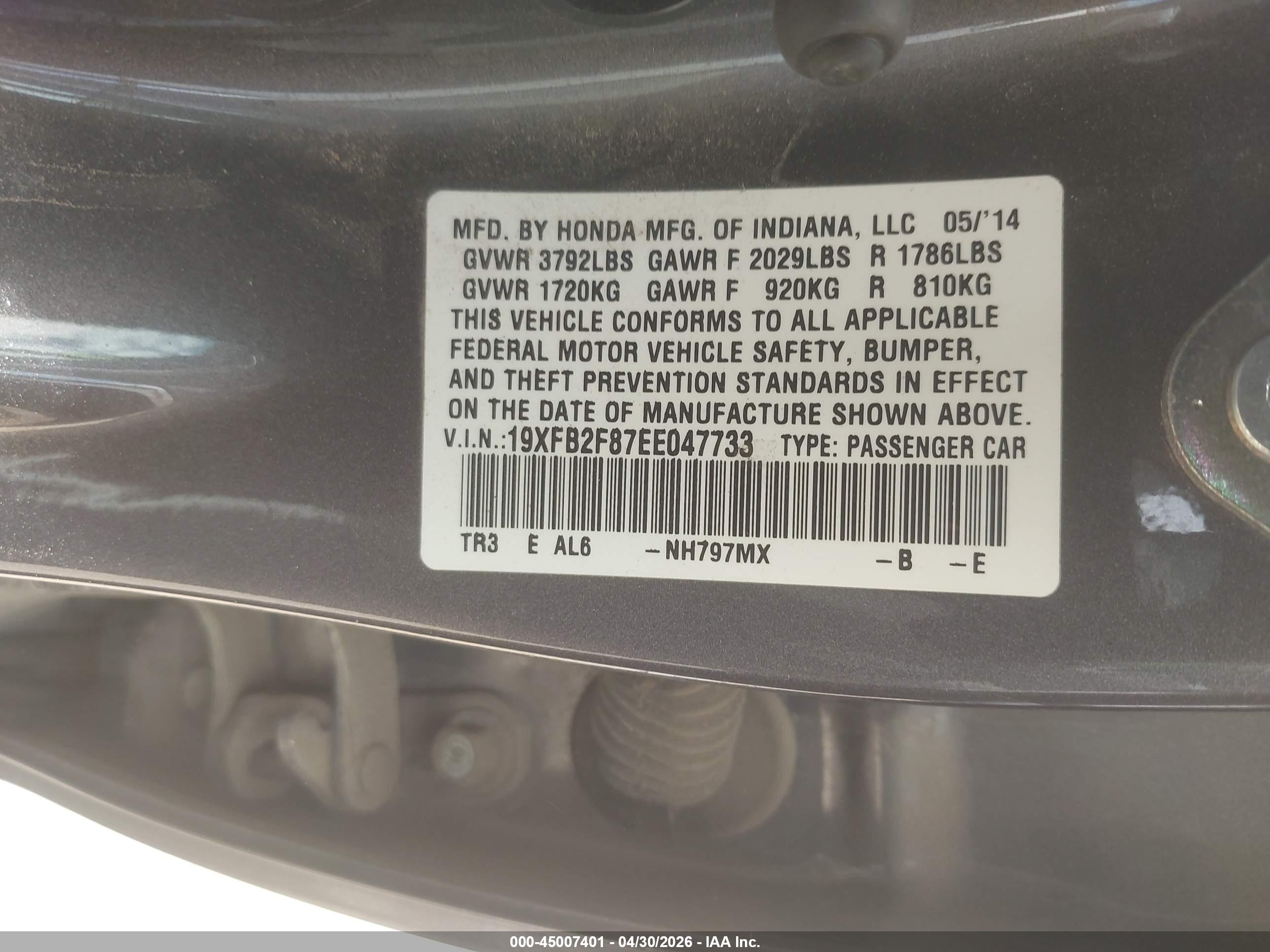 HONDA CIVIC image 9