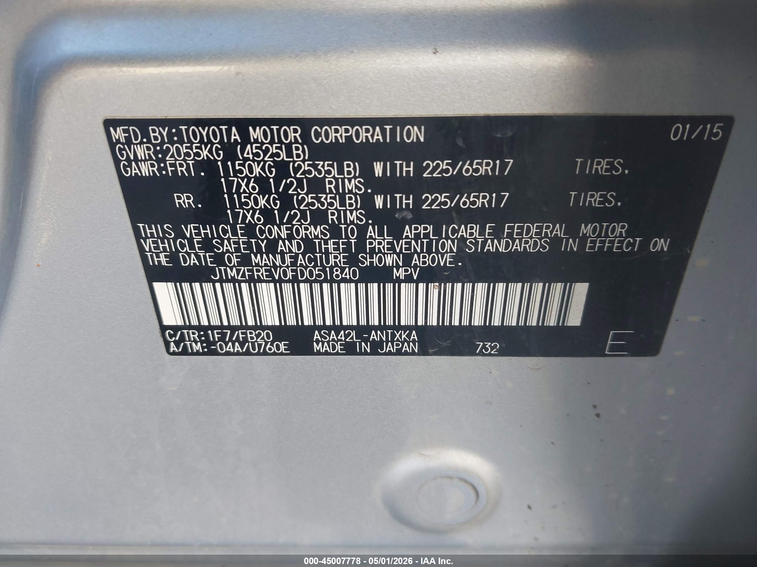 TOYOTA RAV4 image 9