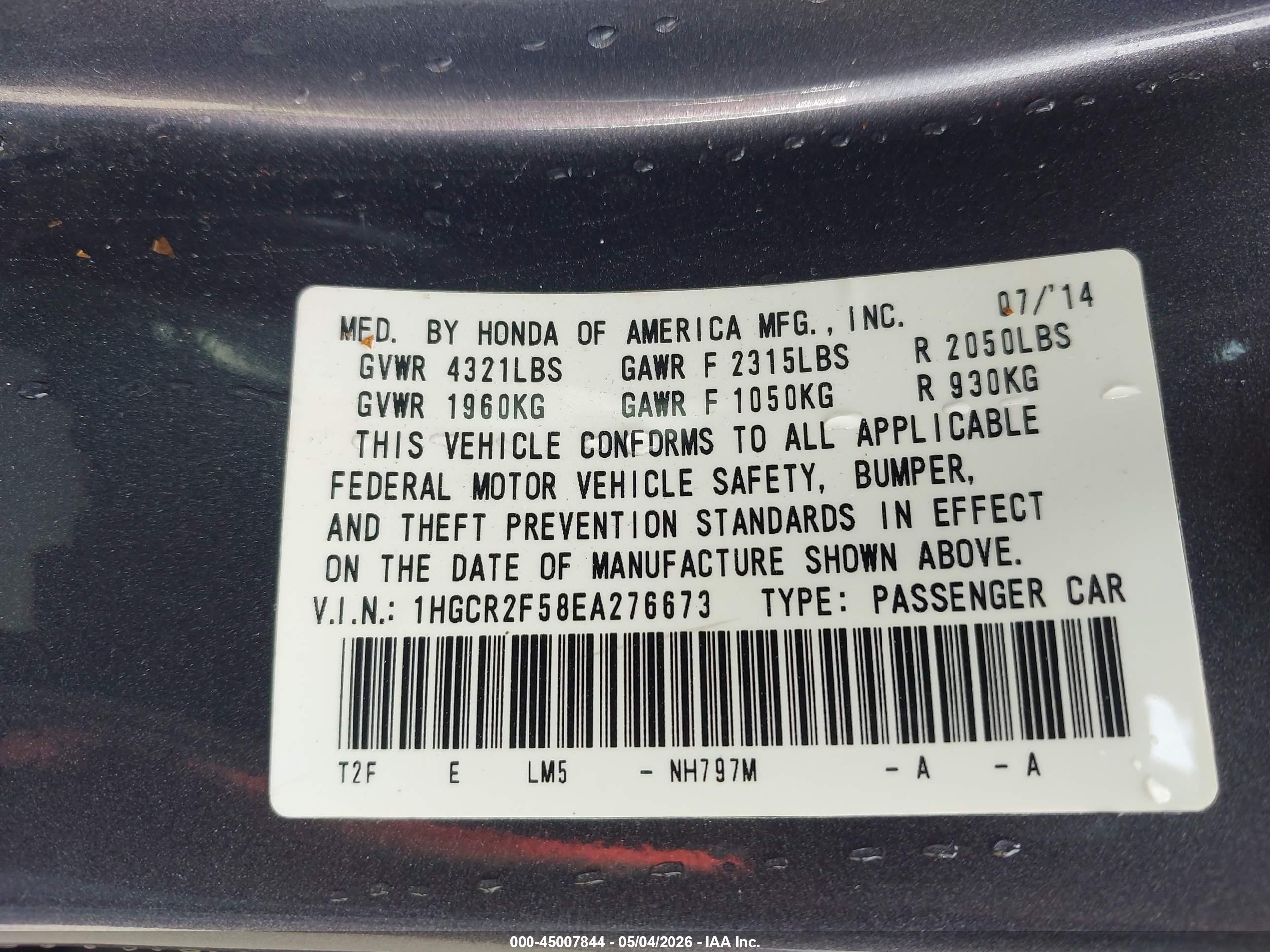 HONDA ACCORD image 9