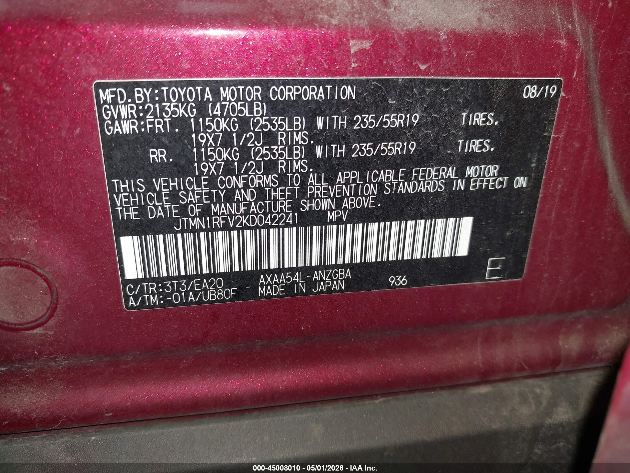 TOYOTA RAV4 image 9