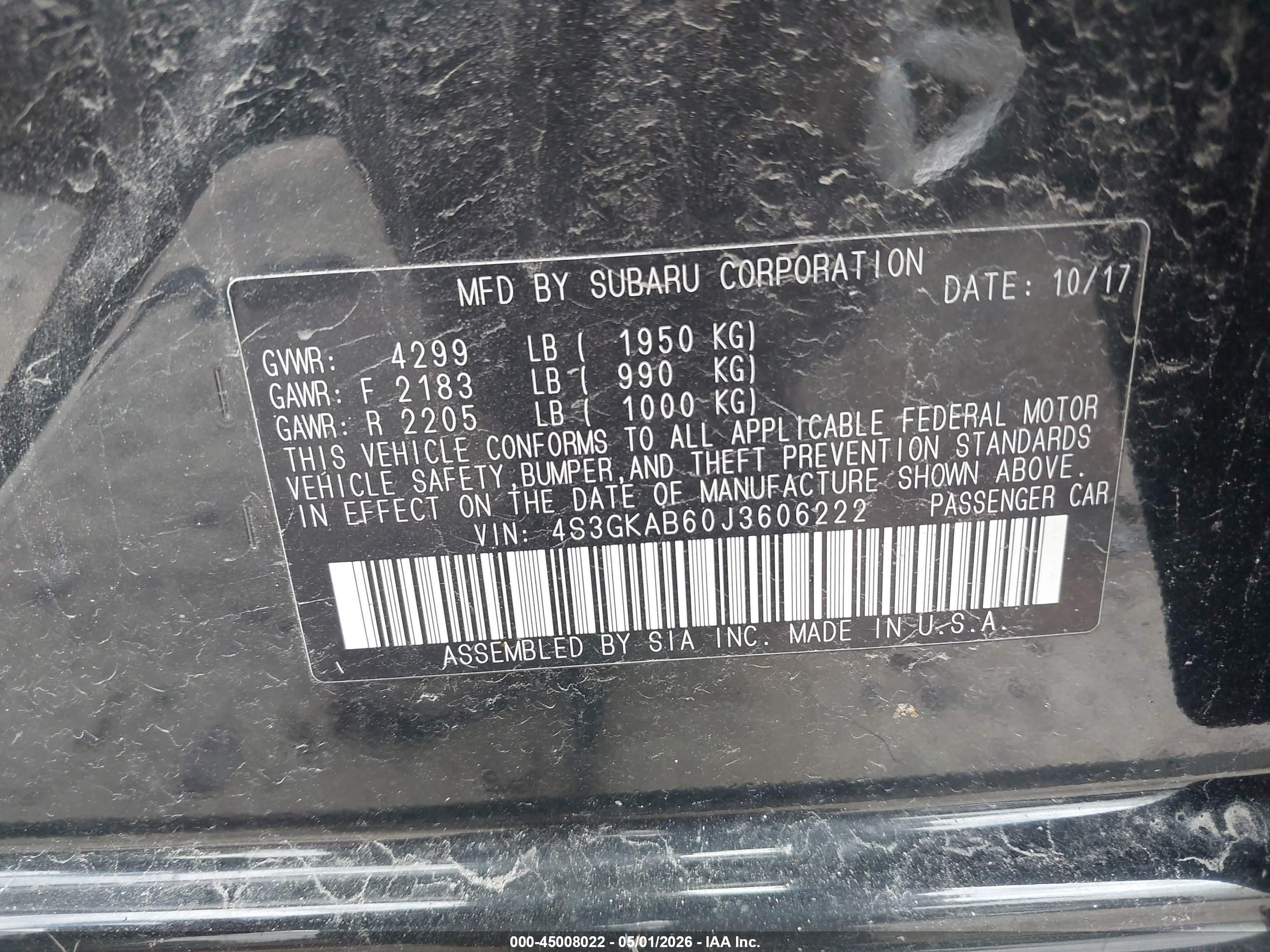 SUBARU IMPREZA image 9